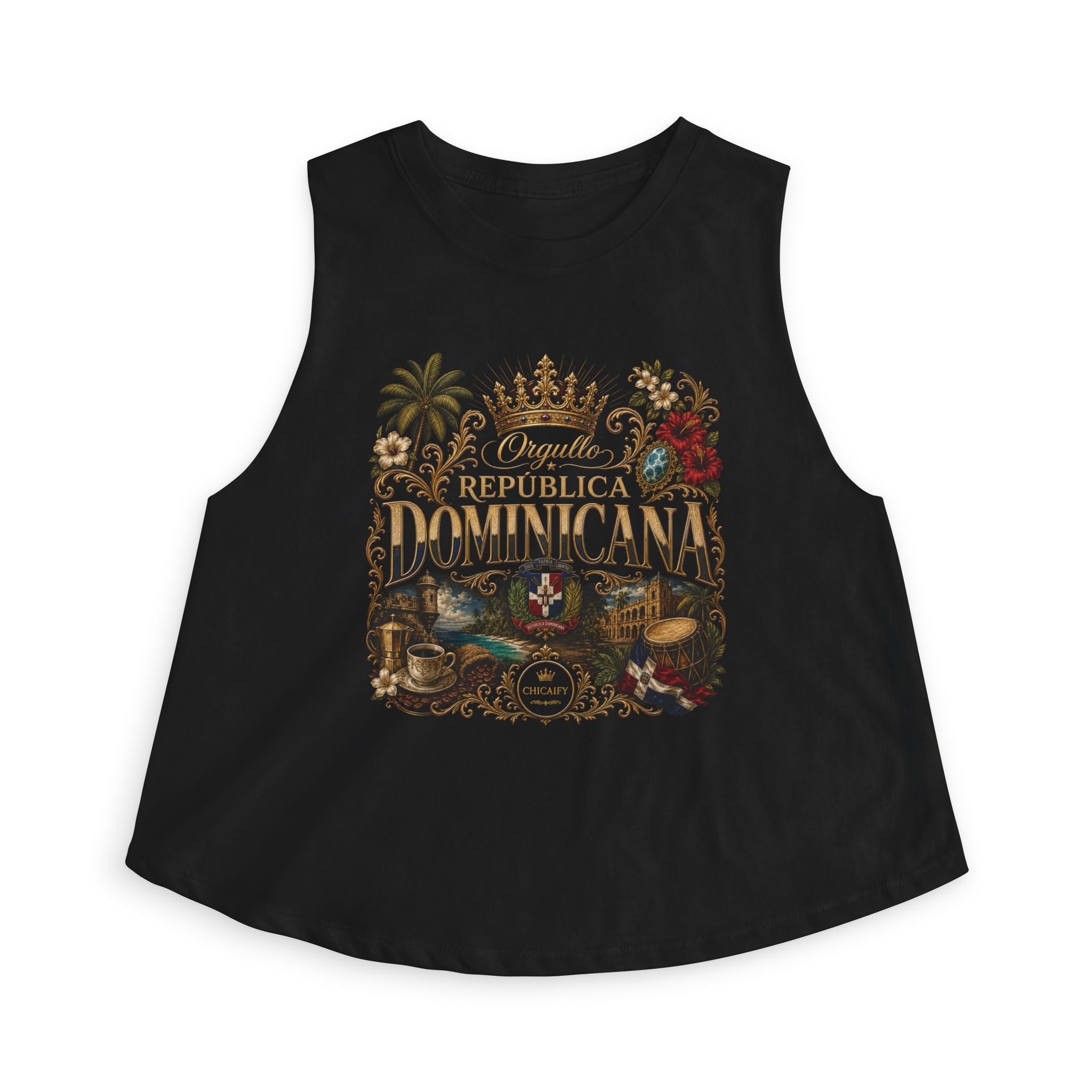 Alma Quisqueyana | República Dominicana Heritage Crop Top