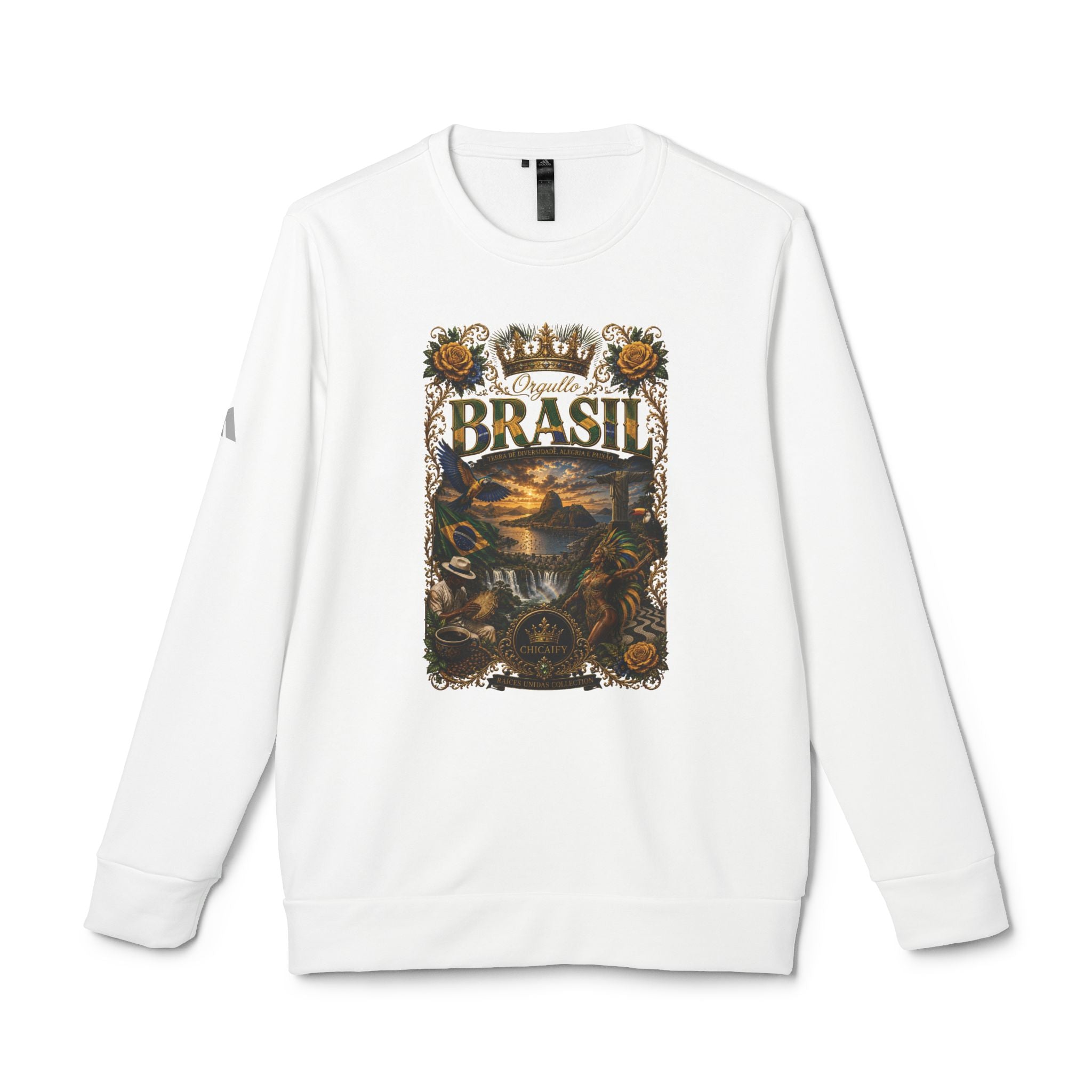 BRAZIL — RAÍCES UNIDAS - adidas Fleece Crewneck Sweatshirt