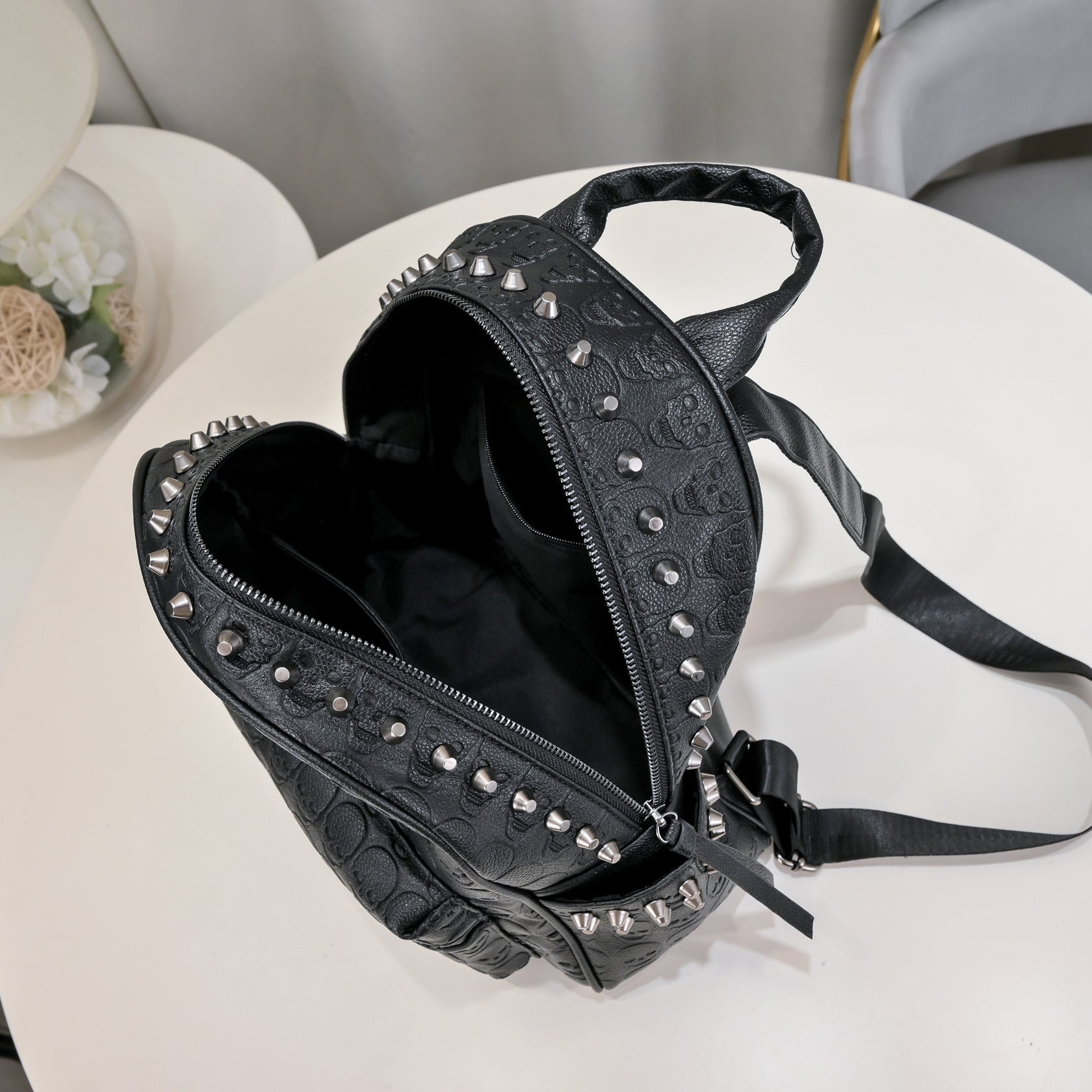 Confidence collection Rivet Soft Leather brand vibe Backpack