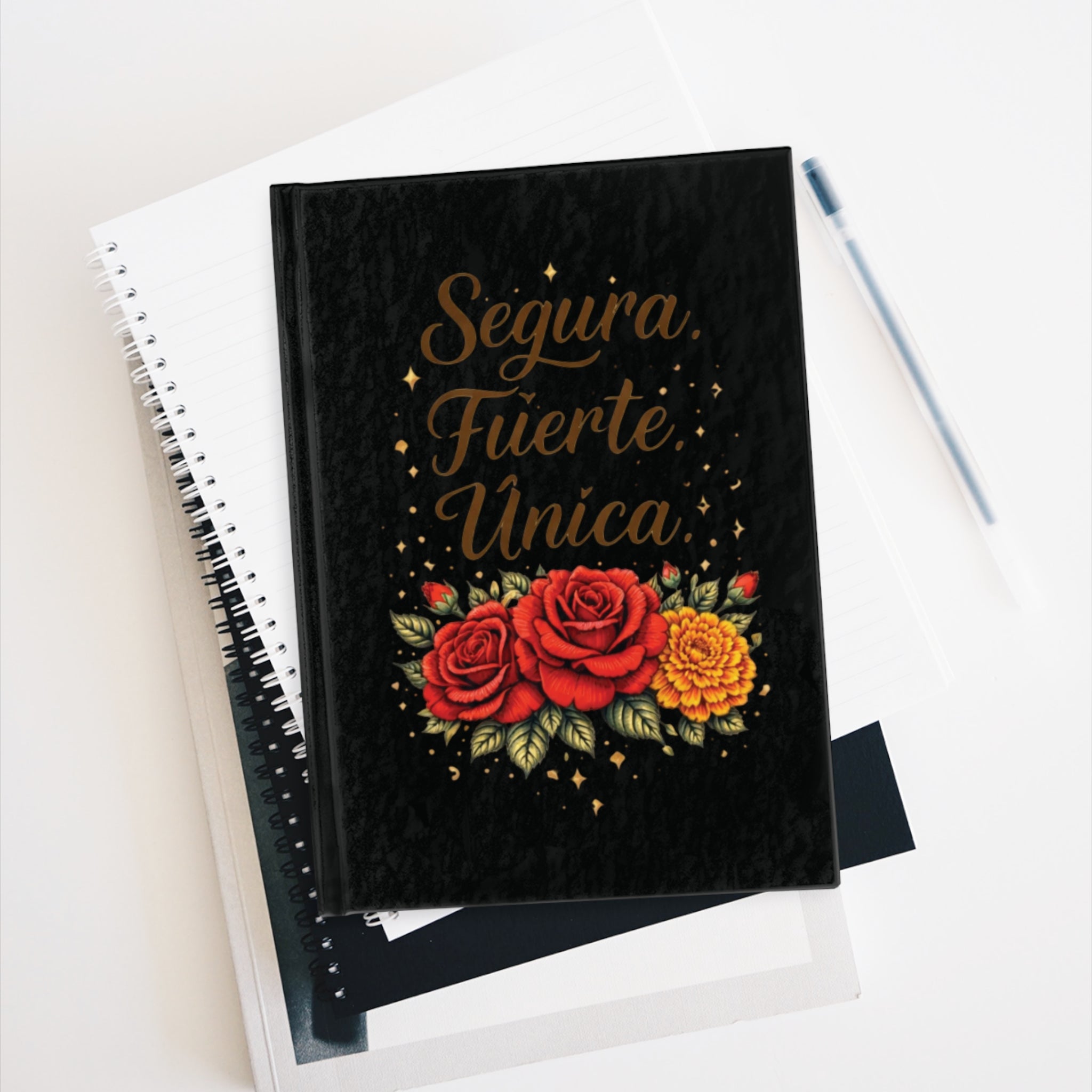 Segura Fuerte Unica Journal | Floral Rose Marigold Hardcover