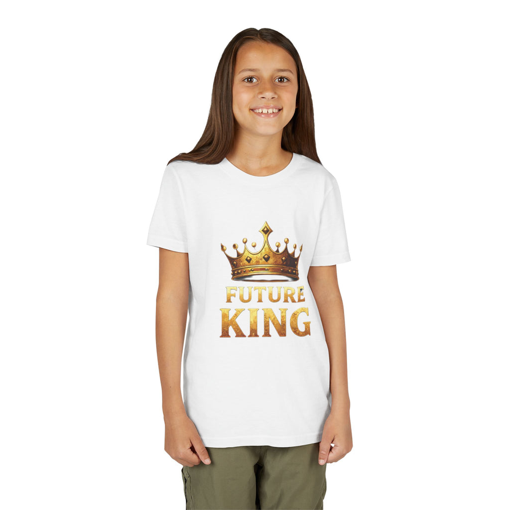 Youth Tee - "Future King" Gold Crown Graphic