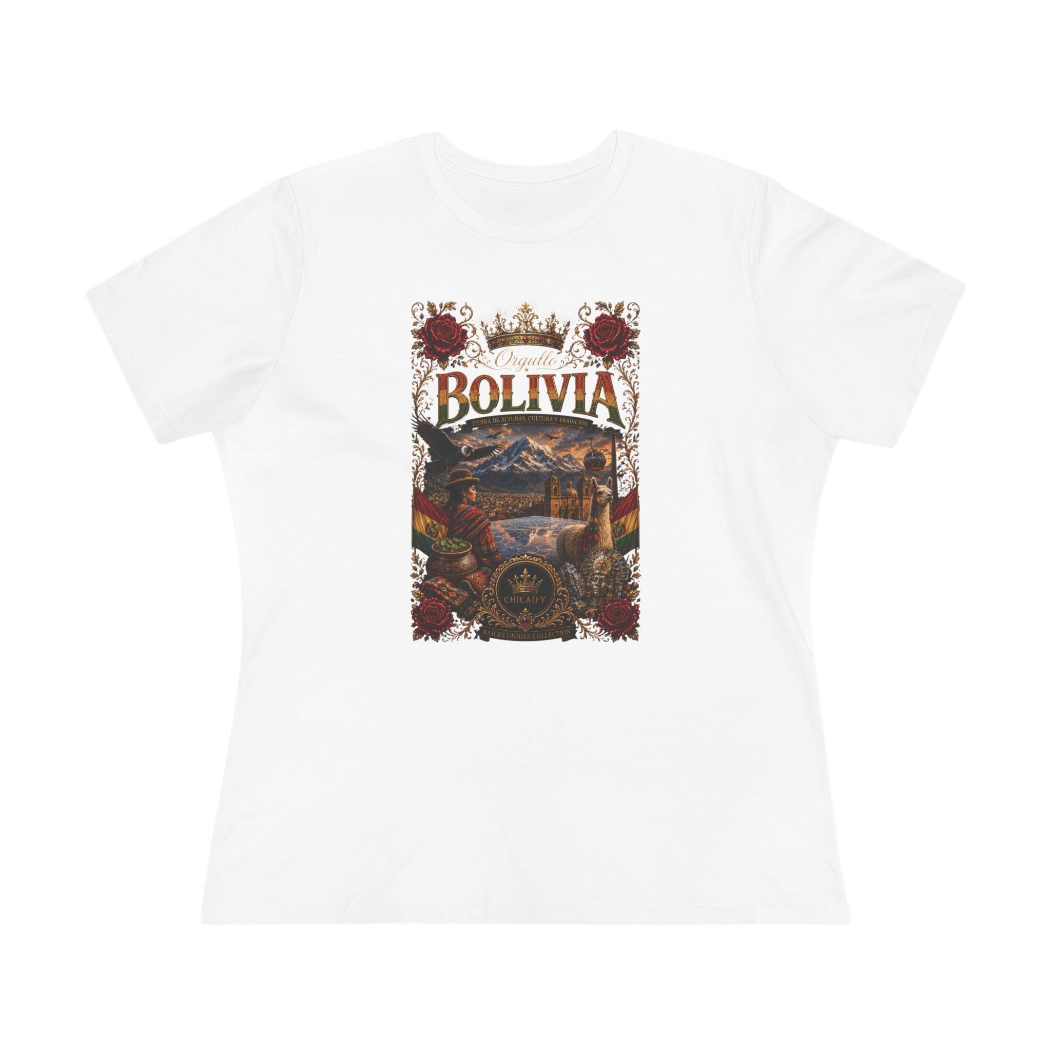 Raíces Unidas — Orgullo Bolivia Cotton Tee
