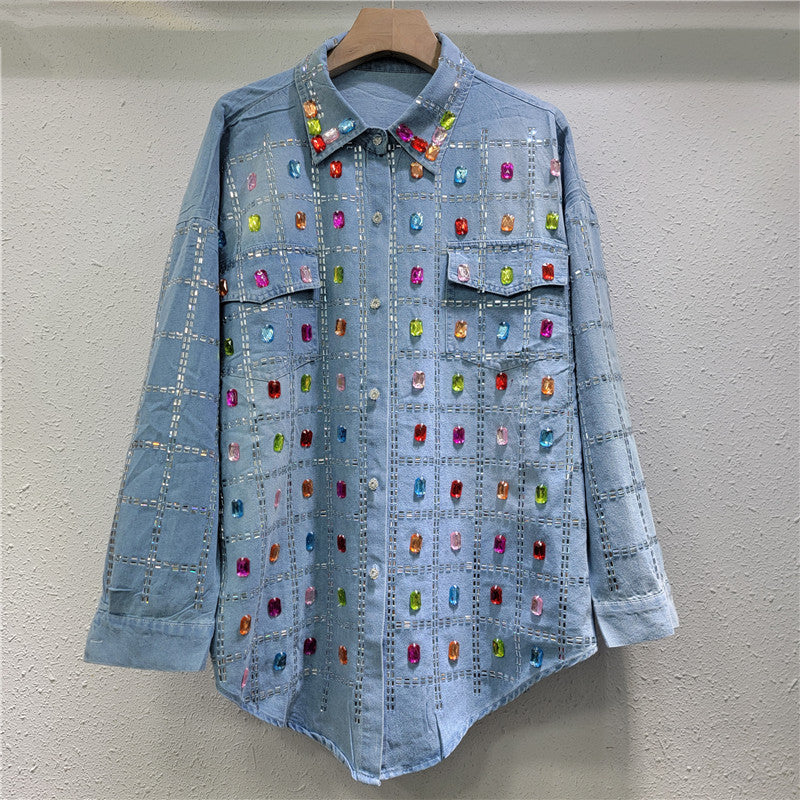Relaxed Denim Shirt Jacket