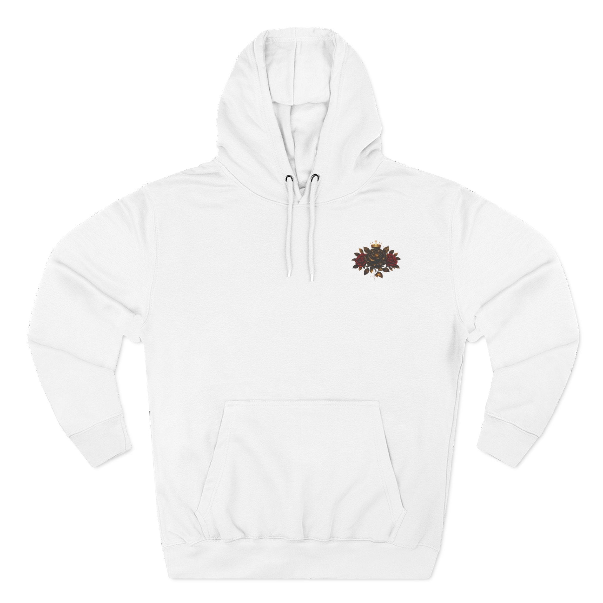 Queen Energy Hoodie — Floral Crown Graphic Fleece Pullover