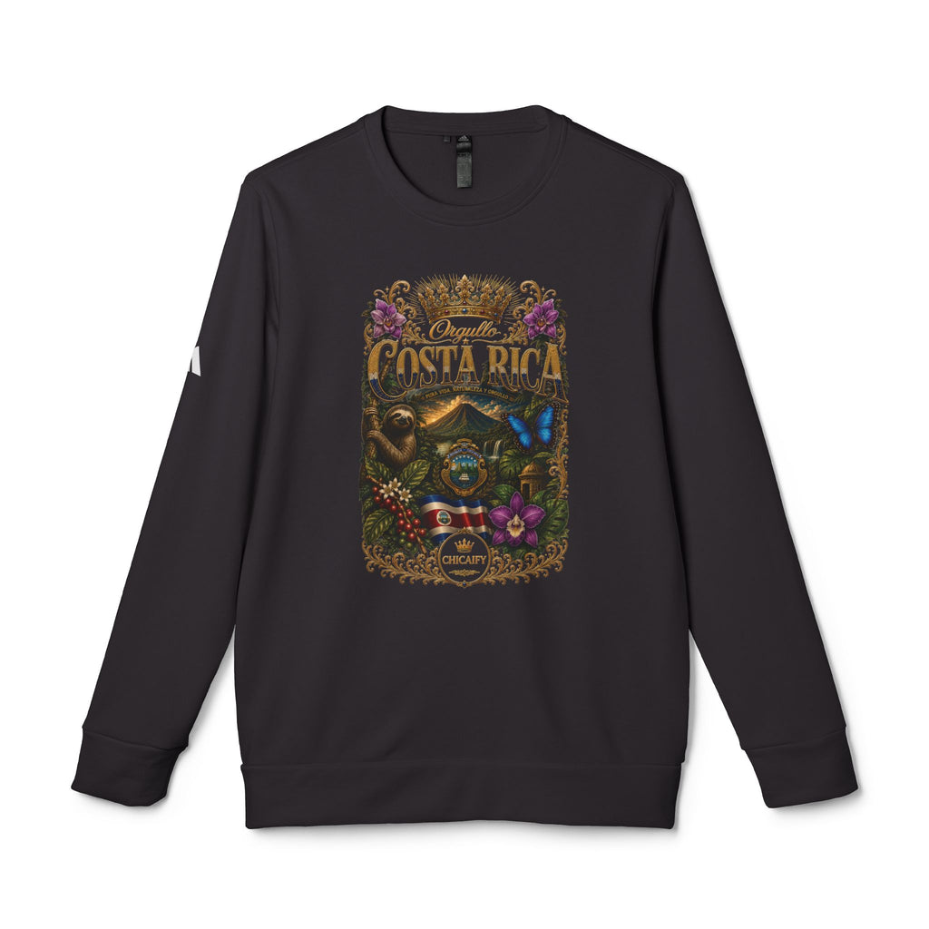 Pura Vida Eterna | Costa Rica Heritage adidas Fleece Crewneck Sweatshirt
