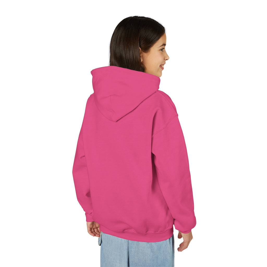 Youth Hoodie — 'Born Wild Raised Royal' Crowned Jaguar Graphic