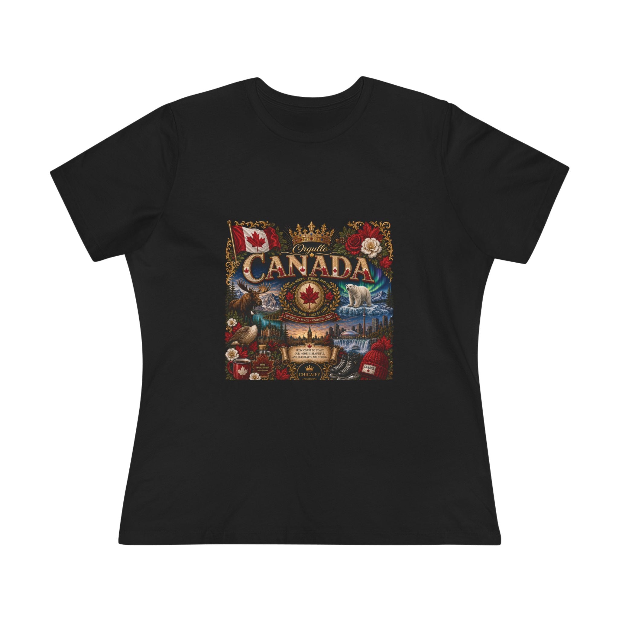 Orgullo Canada | Raíces Unidas Collection Cotton Tee