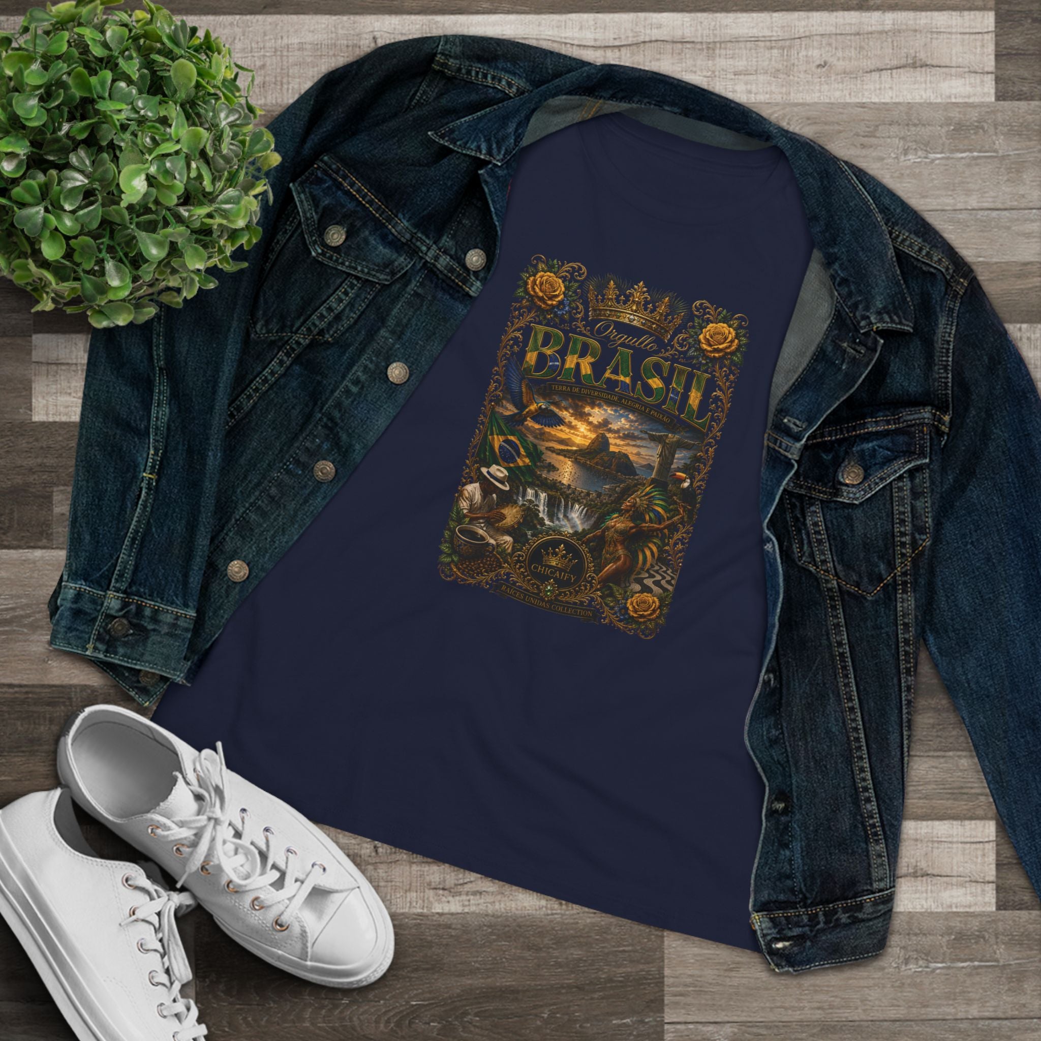 Brazil | Raices Unidas -Women's Cotton Tee