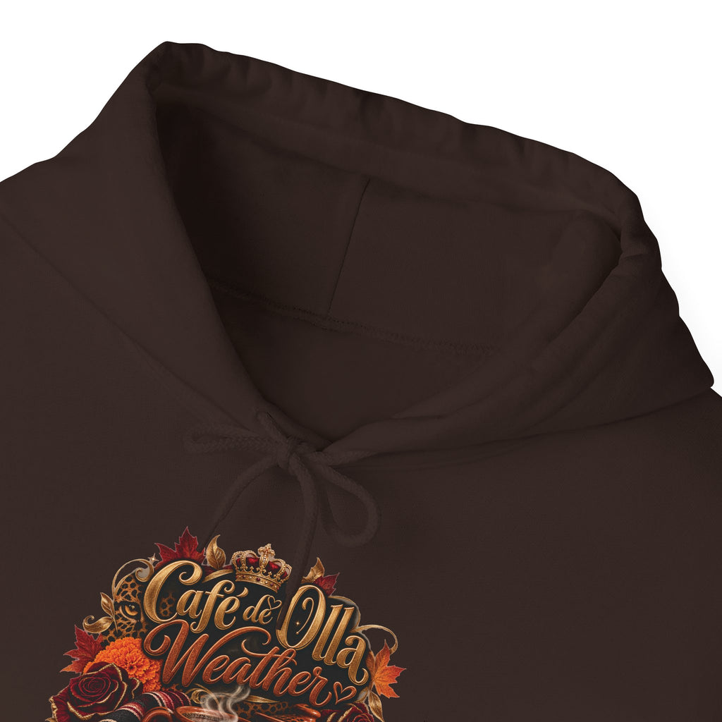 Café de Olla Weather Sweatshirt | Mexican Fall | Chicaify Heavy Blend™ Hooded Sweatshirt