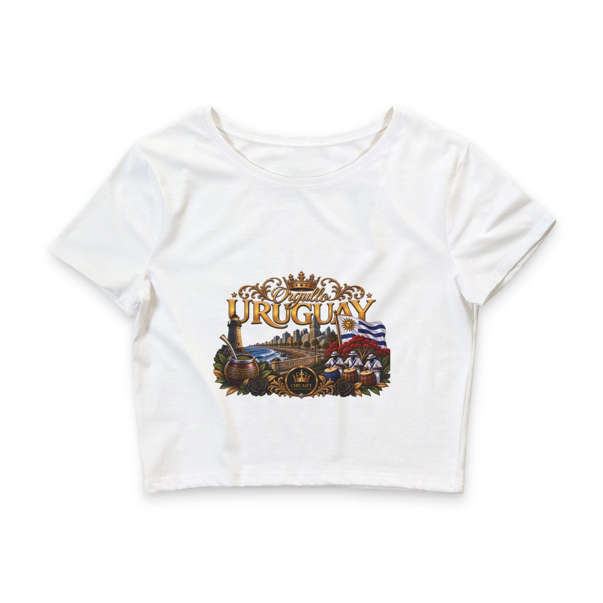 Orgullo Uruguay — Raíces Unidas Collection | Crop Tee