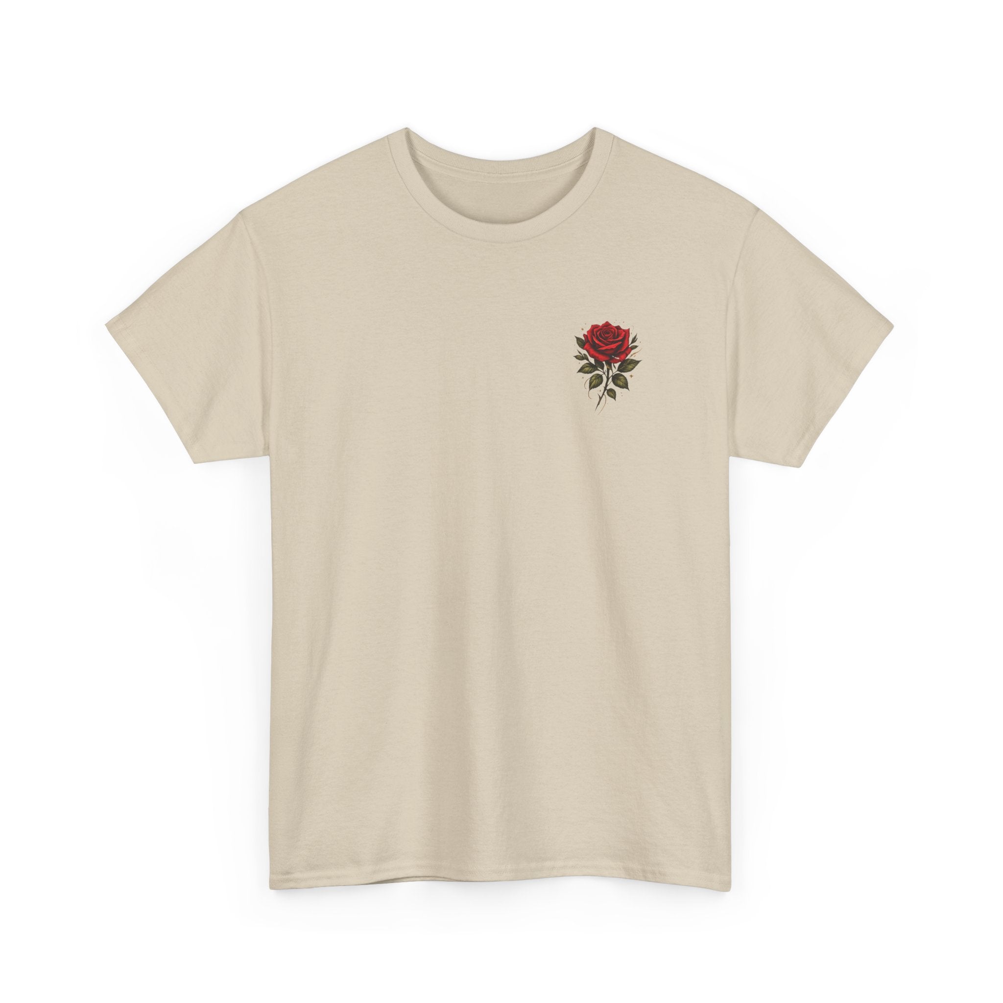 Rose Crown Tee — "Soft Heart Cold Mind" Graphic T-Shirt