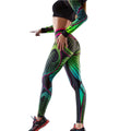 Printed High-Waist Yoga Leggings