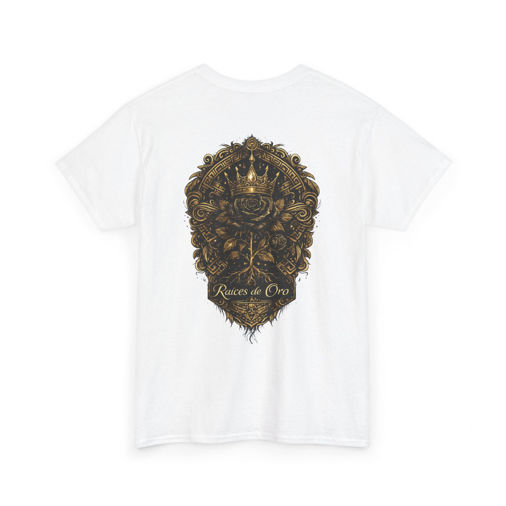 Raices de Oro T-Shirt —Crown Emblem Graphic Tee