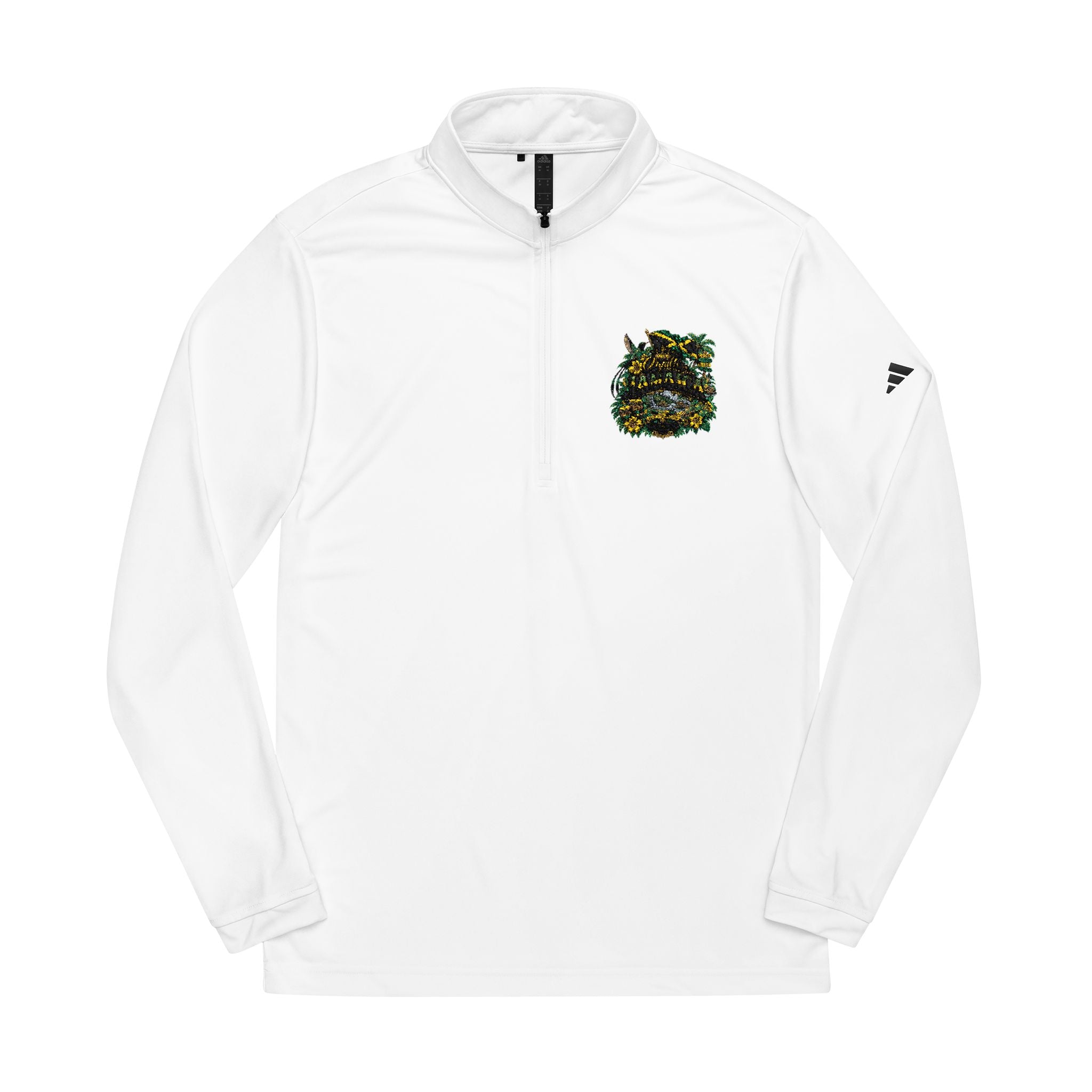 Orgullo Jamaica — Raíces Unidas Collection | adidas® Quarter-Zip Pullover (Embroidery)