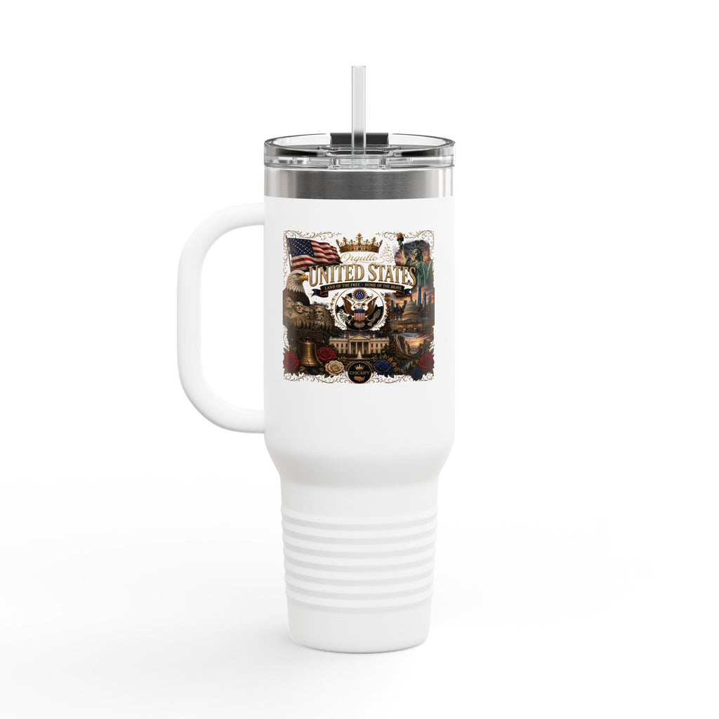 United States | Raíces Unidas Insulated Travel Mug, 40oz