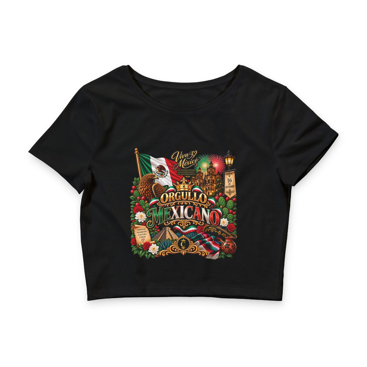 Orgullo Mexicano — Mexican Independence Day Edition | Crop Tee