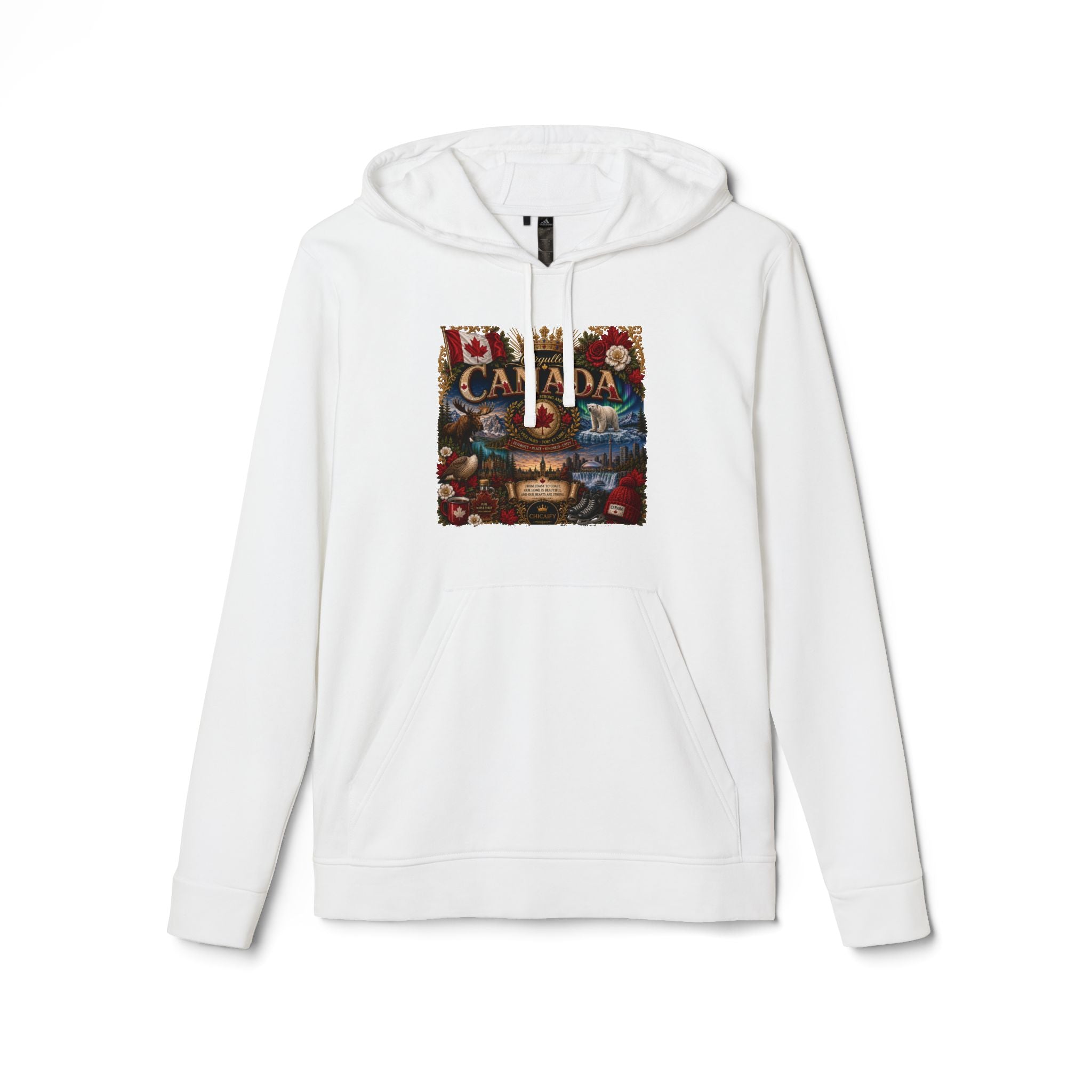 Orgullo Canada | Raíces Unidas Collection adidas Fleece Hoodie