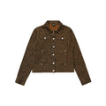 Leopard Print Cropped Statement Jacket