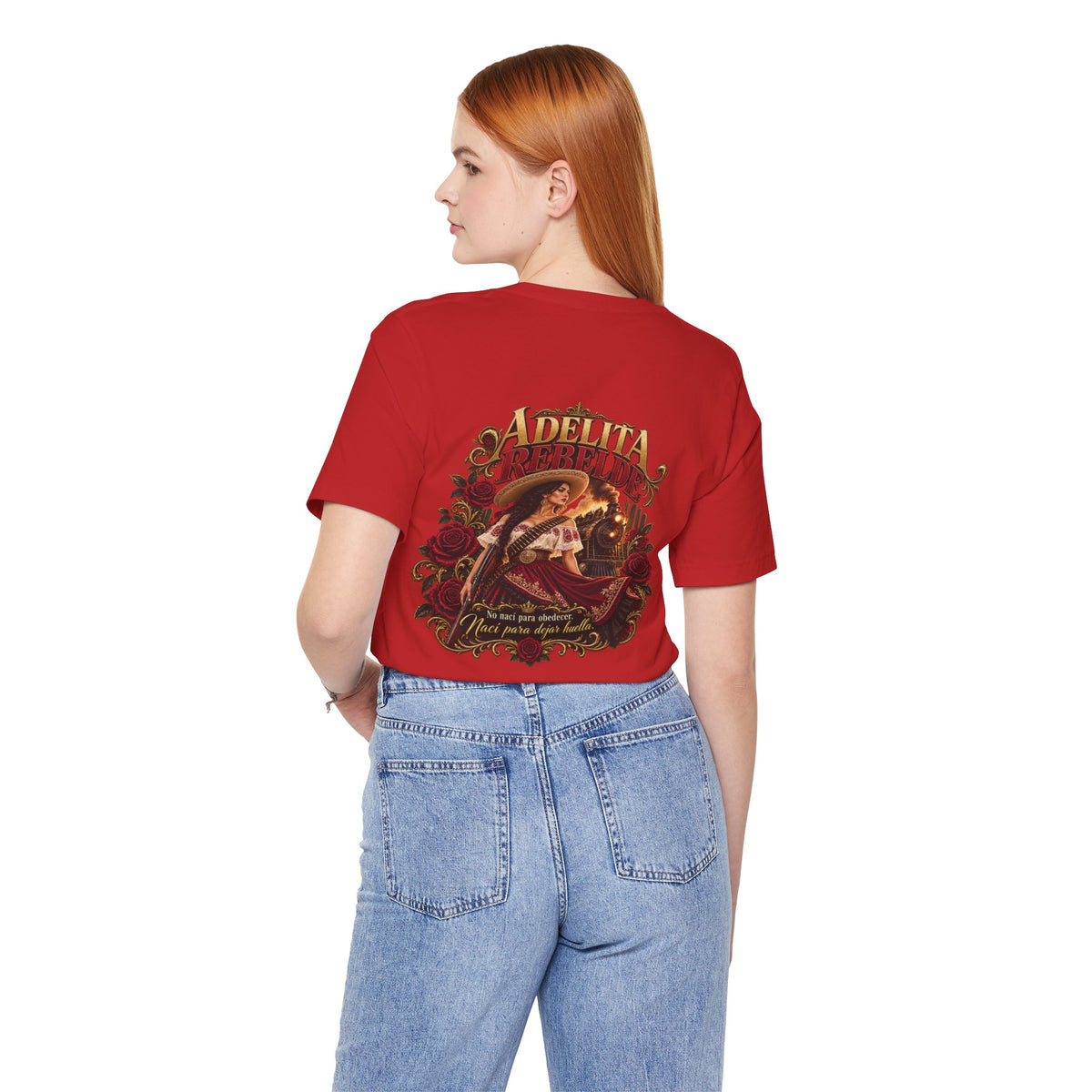 Adelita Rebelde – No Nací Para Obedecer | Chicaify Originals | Unisex Jersey Short Sleeve Tee