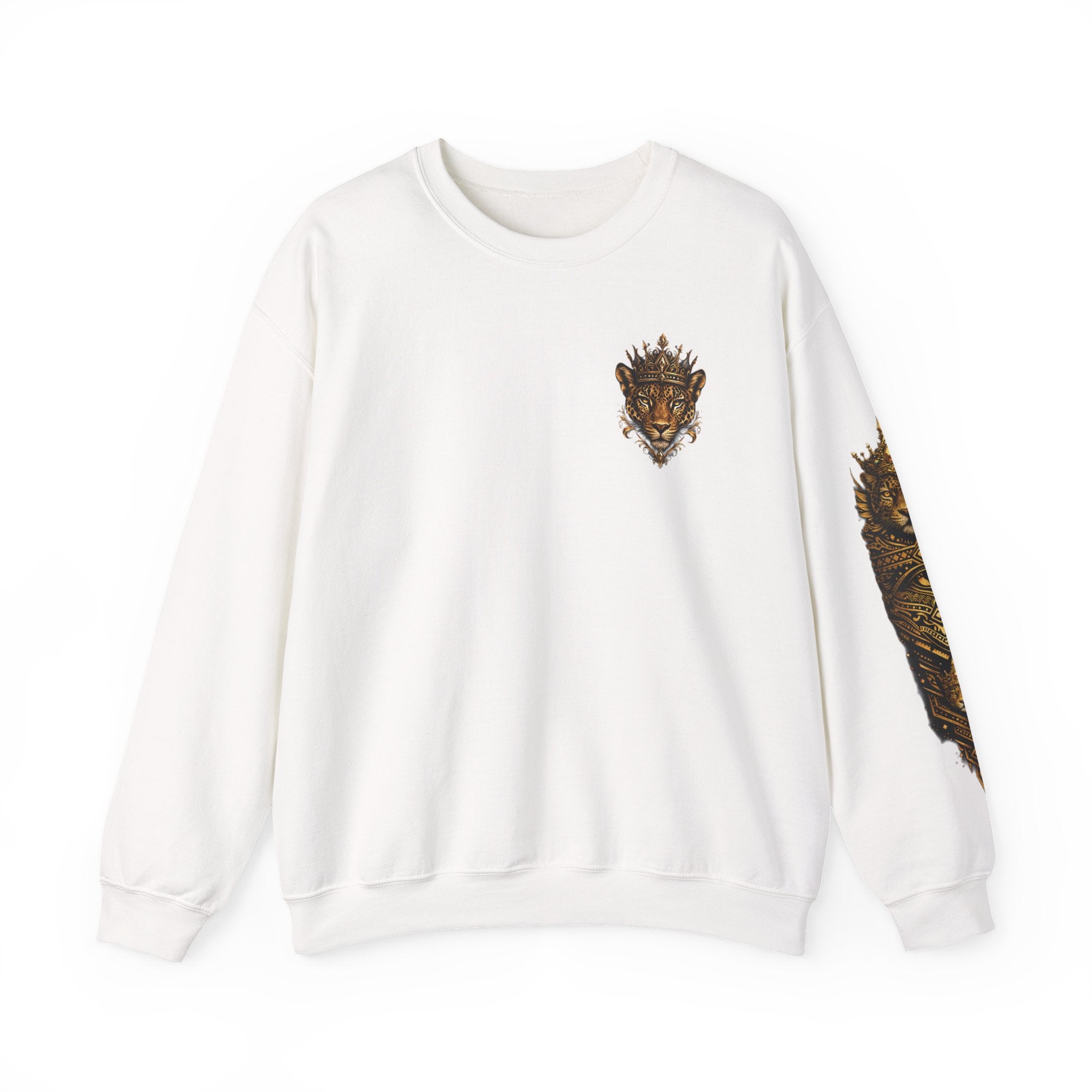 Golden Crowned Jaguar Crewneck Sweatshirt