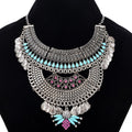 Vintage Crystal Collarbone Necklace