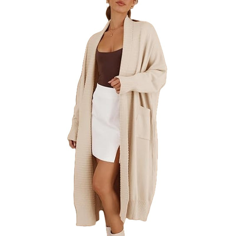 Longline Pocket Knit Cardigan