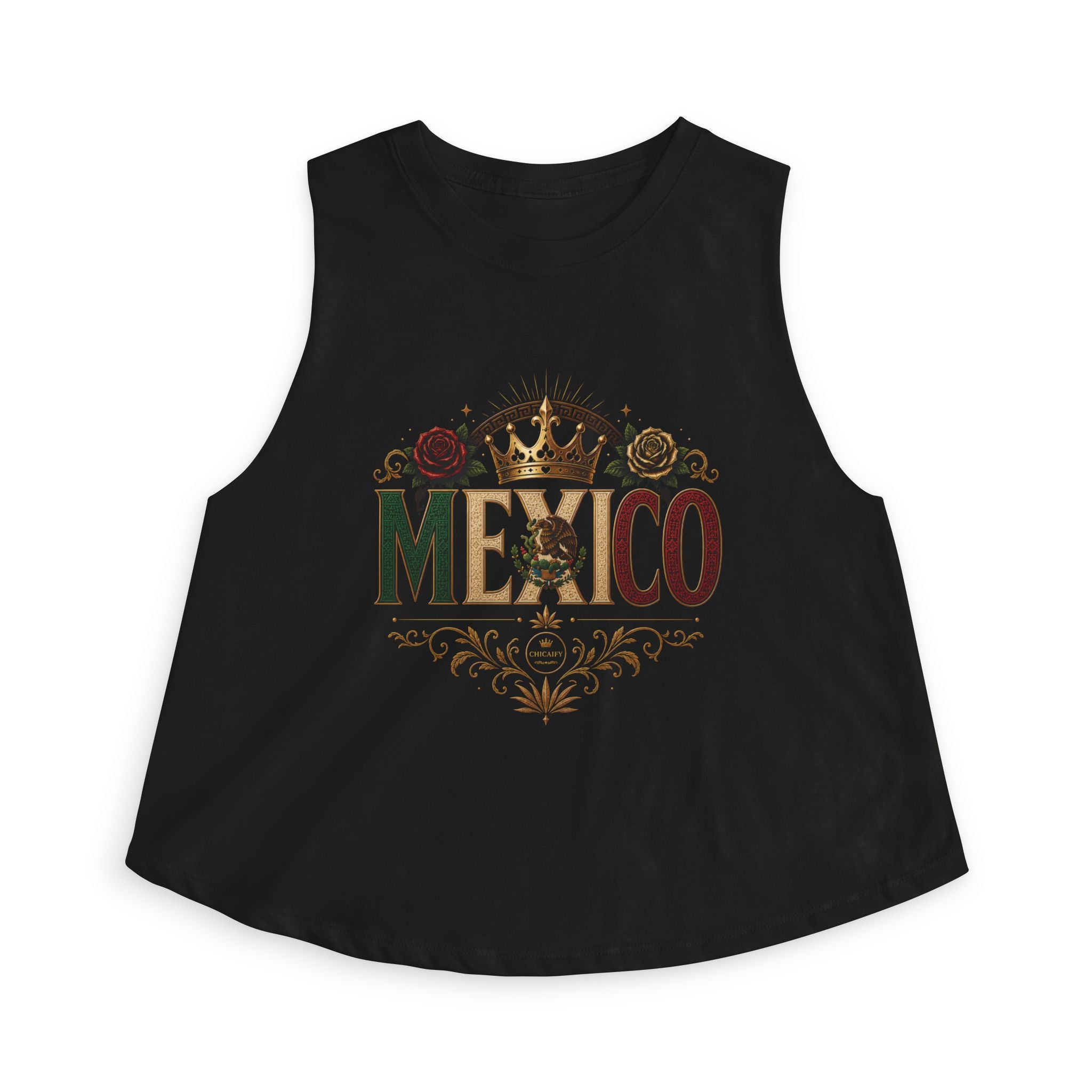 Orgullo Mexicano Crop Top — Graphic Women's Tank