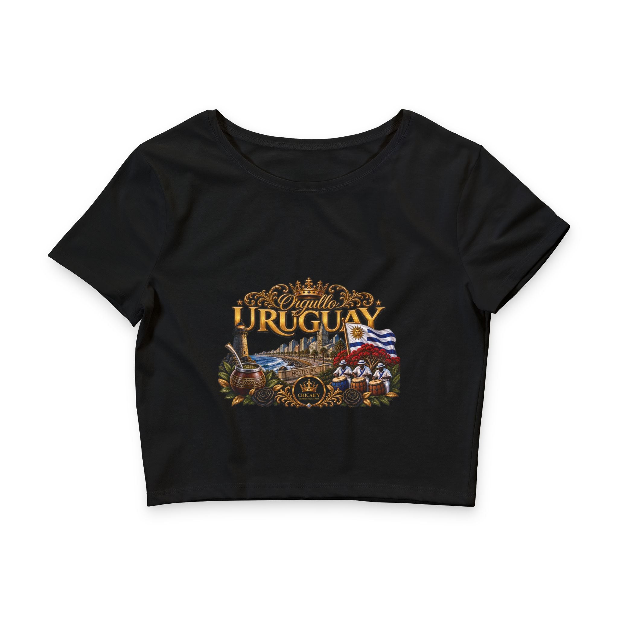 Orgullo Uruguay — Raíces Unidas Collection | Crop Tee
