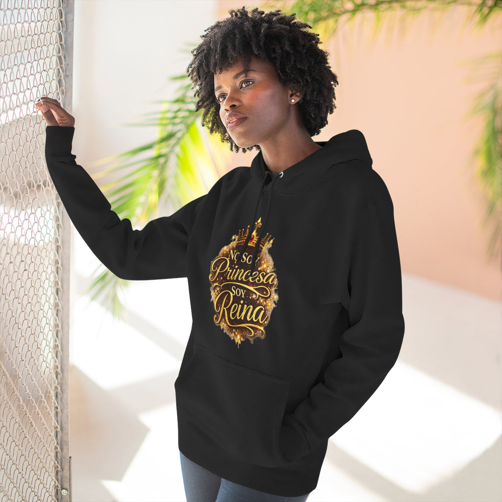 Reina Hoodie — "No Soy Princesa, Soy Reina" Queen Crown Pullover