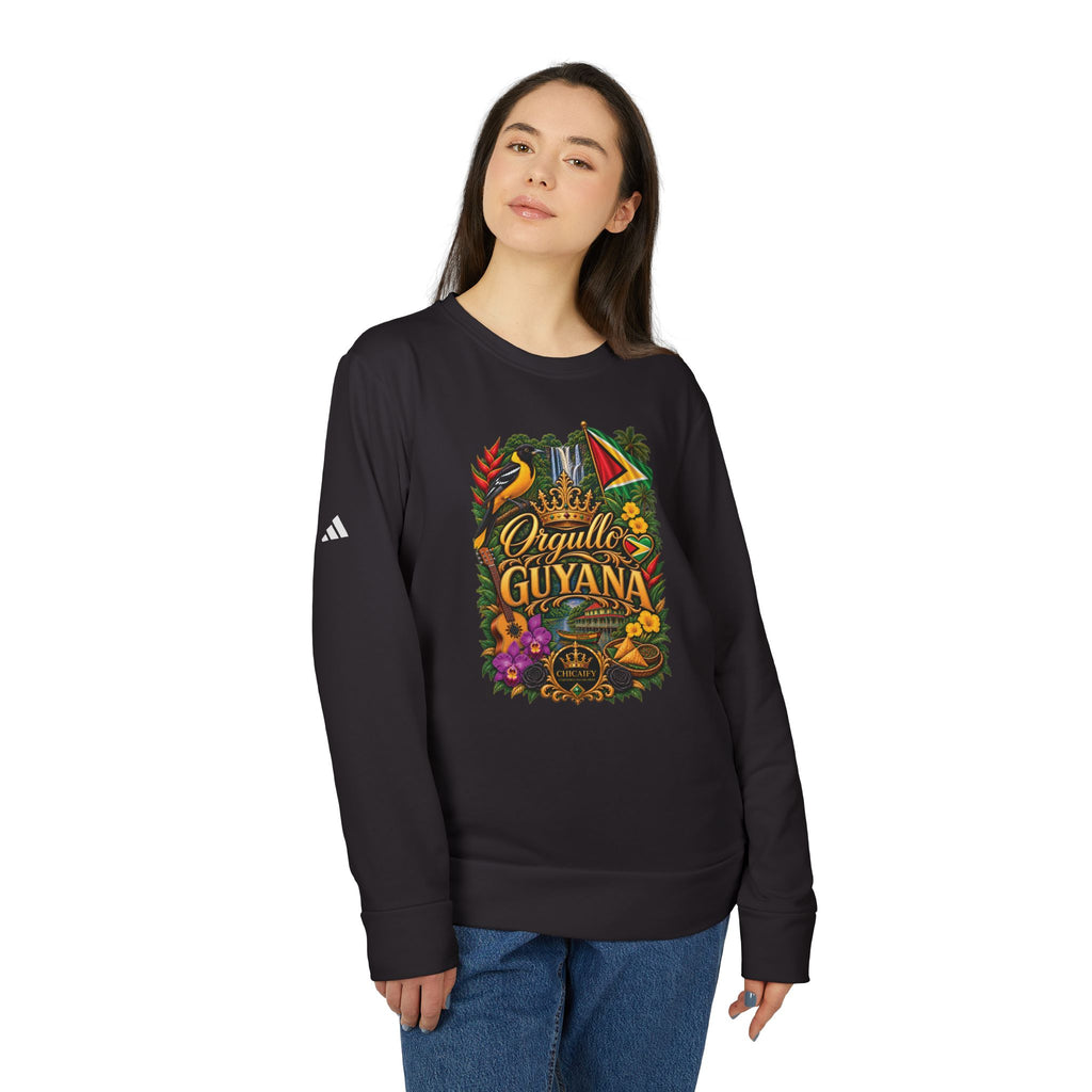 Orgullo Guyana — Raíces Unidas Collection | adidas Crewneck Sweatshirt