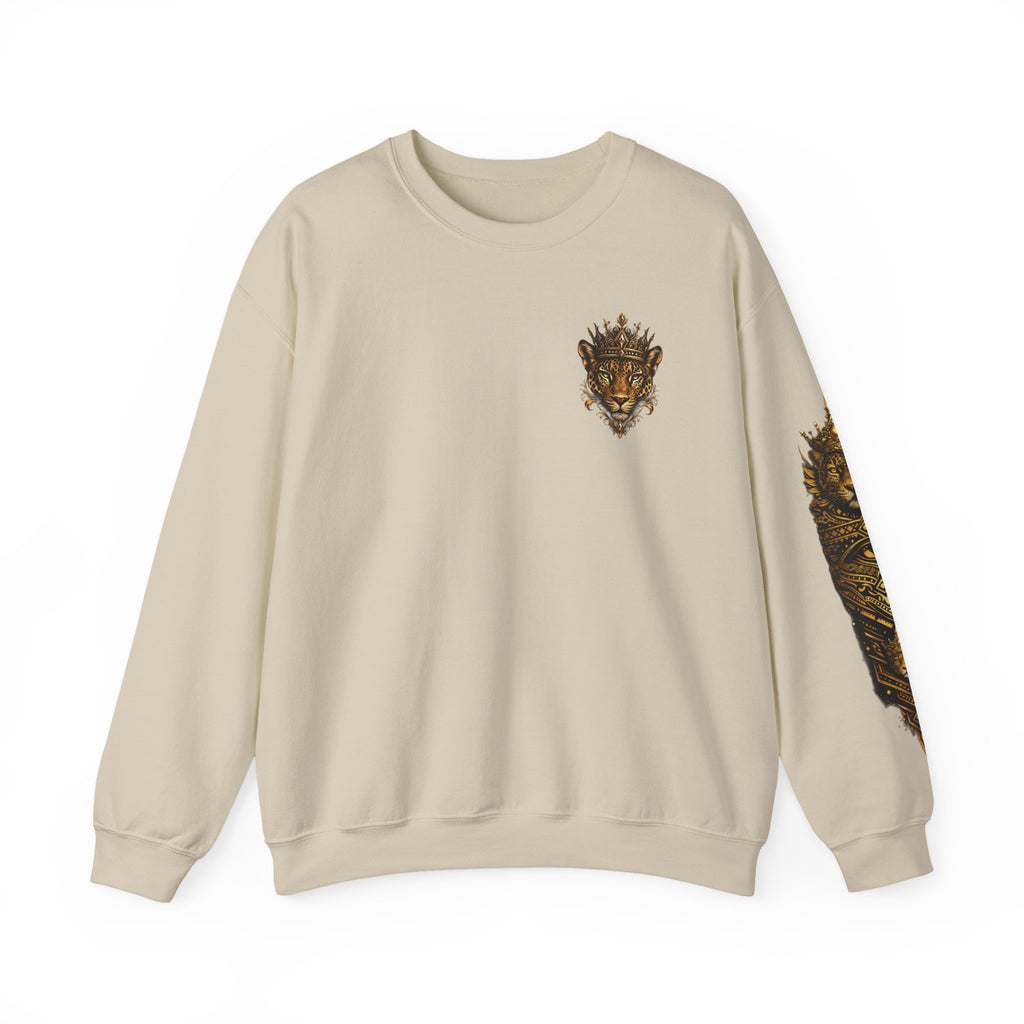Reina Salvaje – Jaguar Queen Crewneck Sweatshirt – "Reina Salvaje" Graphic