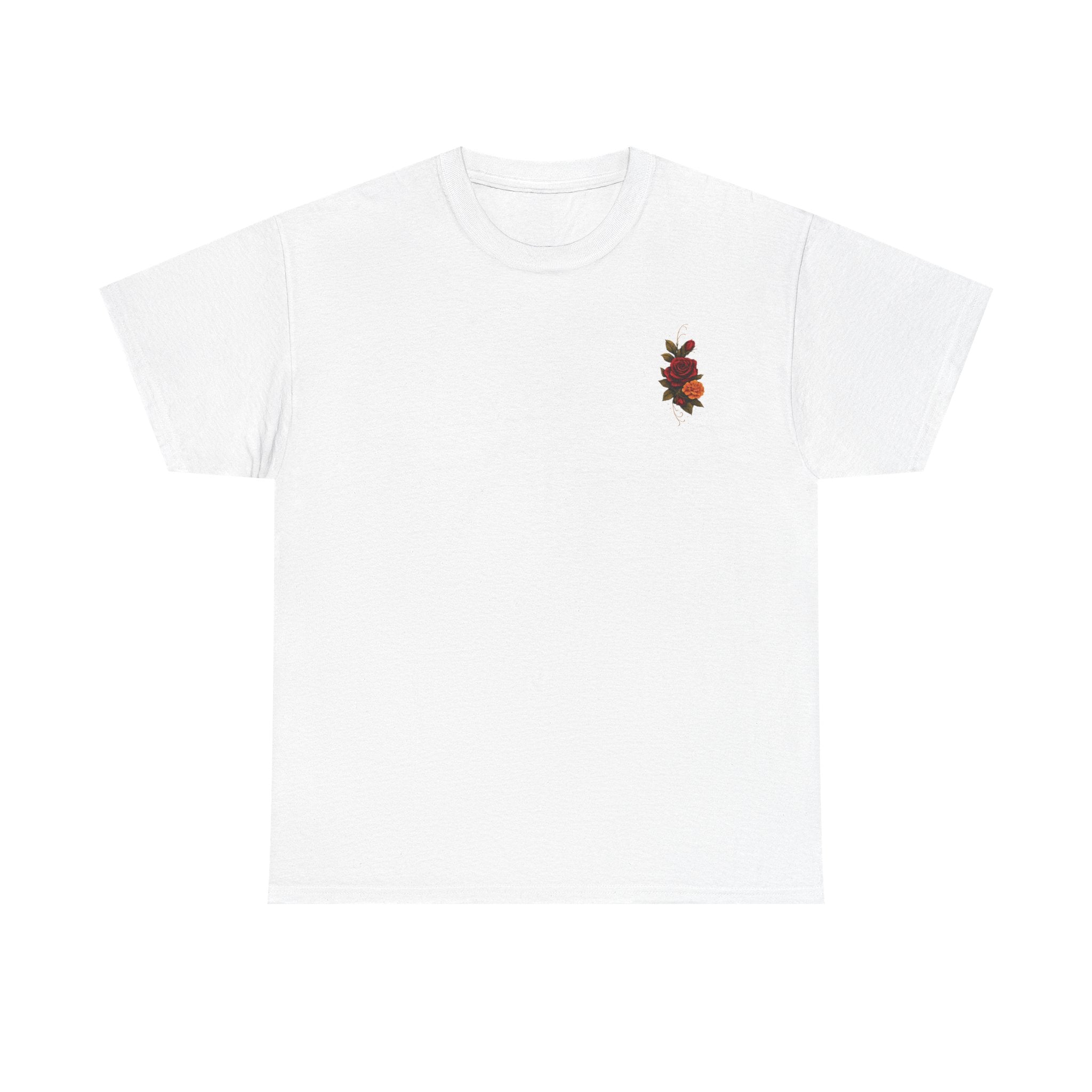 "Confidentemente Única" Floral Graphic T‑Shirt