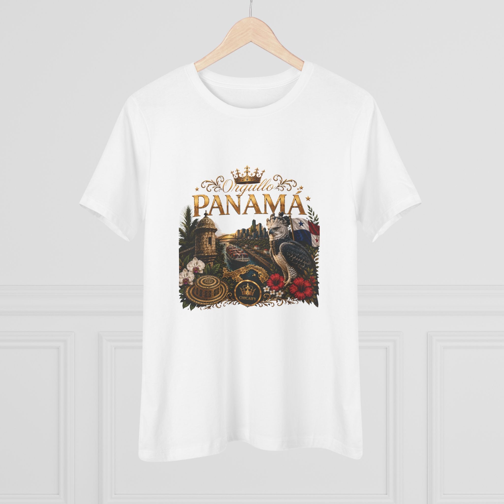 Orgullo Panamá — Raíces Unidas Women's Cotton Tee