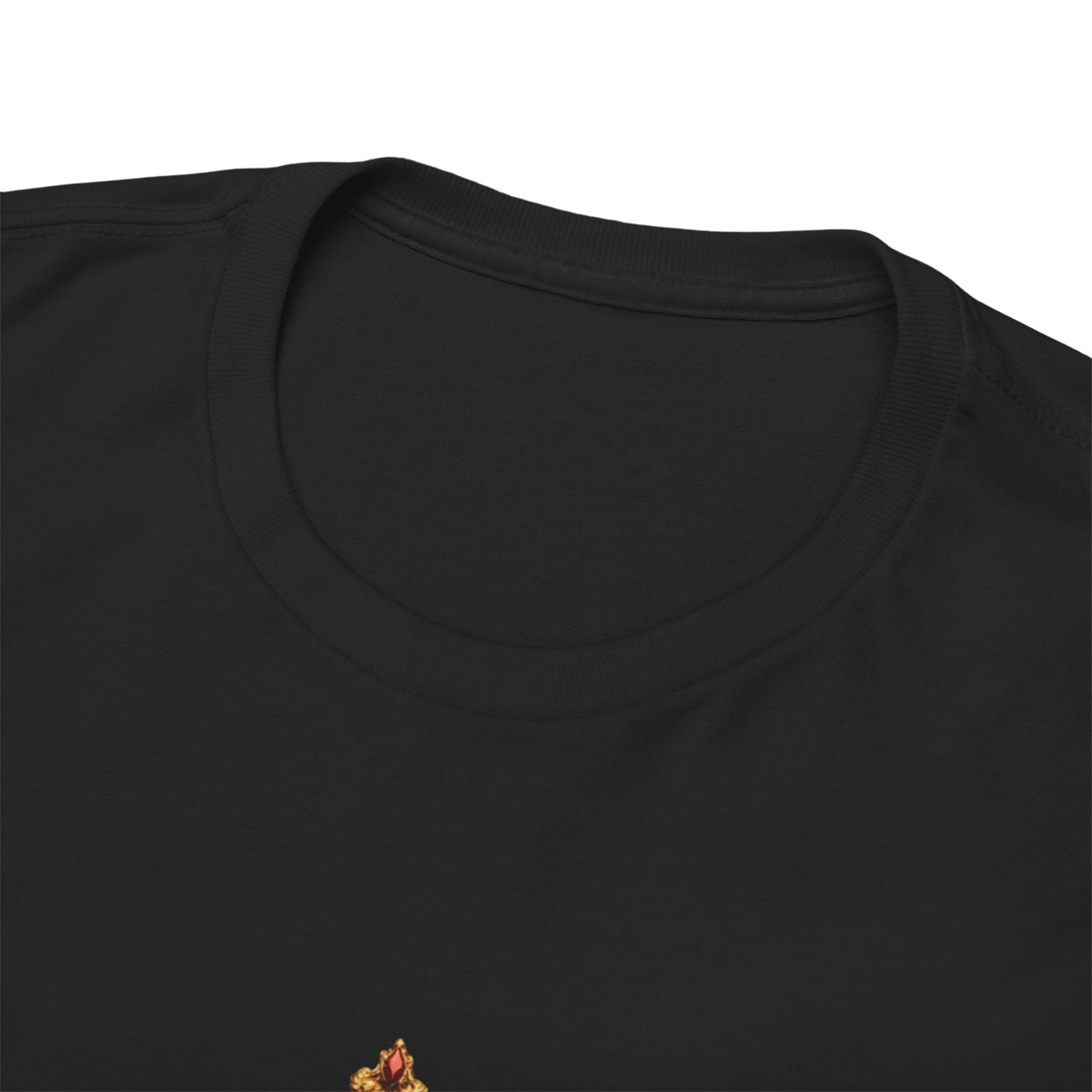 Crown Kiss T‑Shirt — Dripping Red Lips Graphic Tee