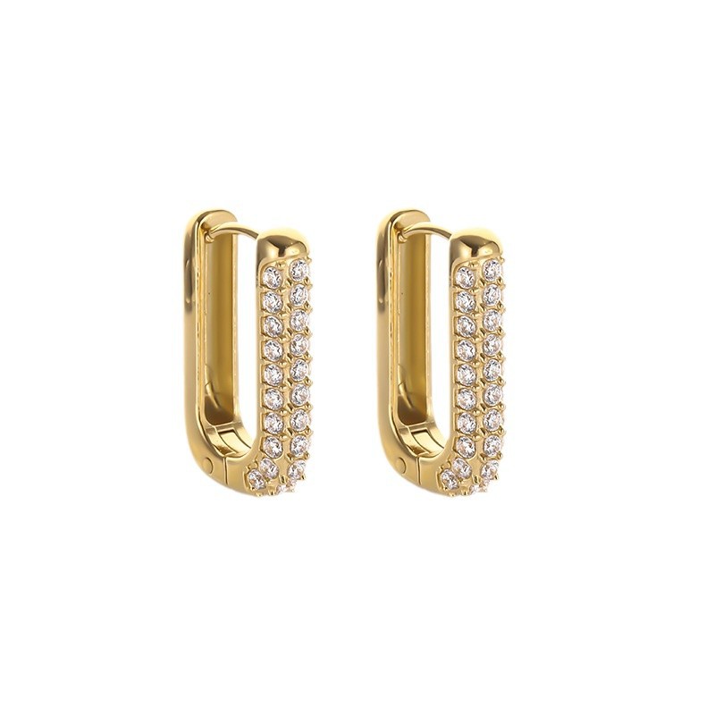 Women's Niche Stainless Steel Titanium Earrings