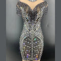 Luxury Tassel Beaded Dress