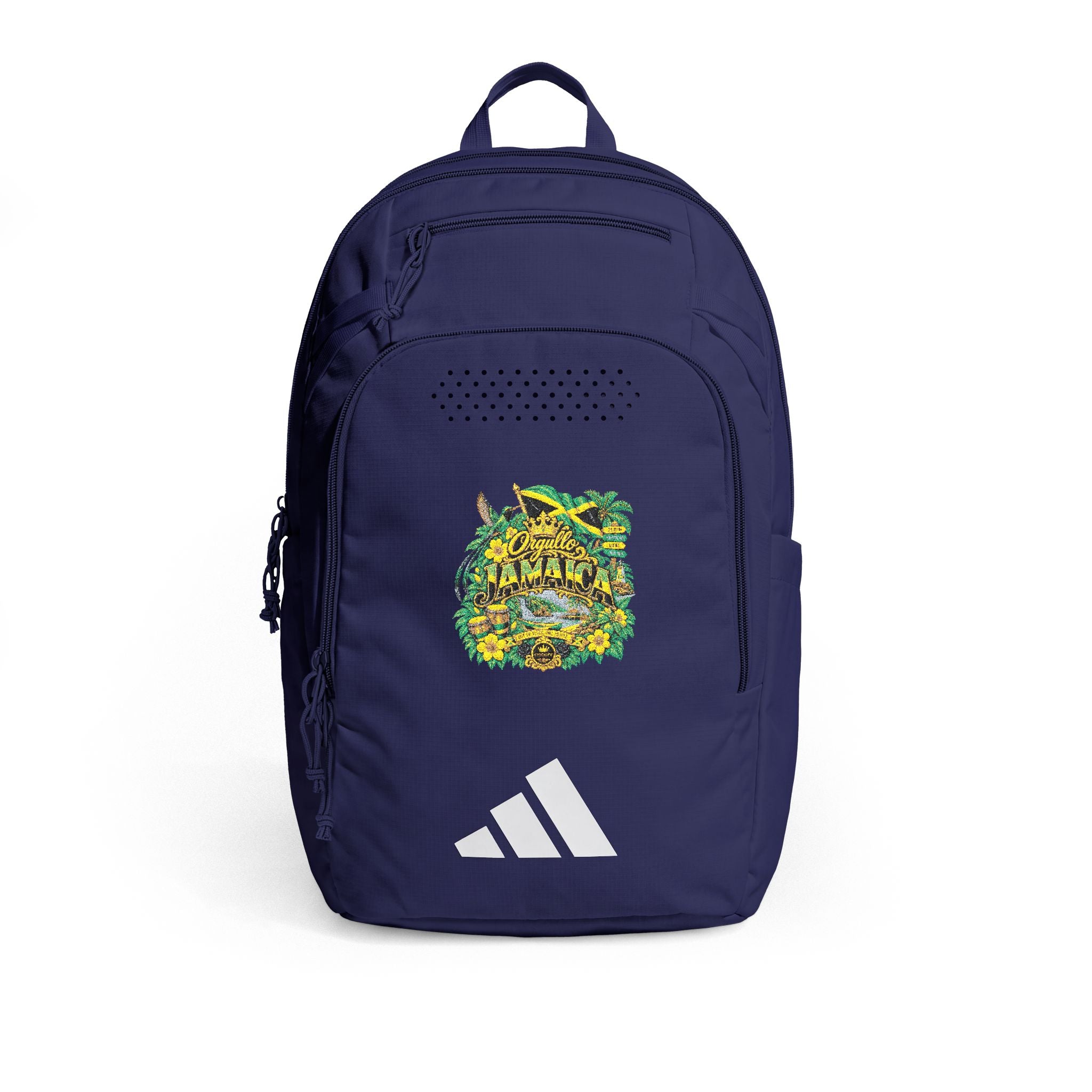 Orgullo Jamaica — Raíces Unidas Collection | adidas® Defender 5 Backpack (Embroidery)