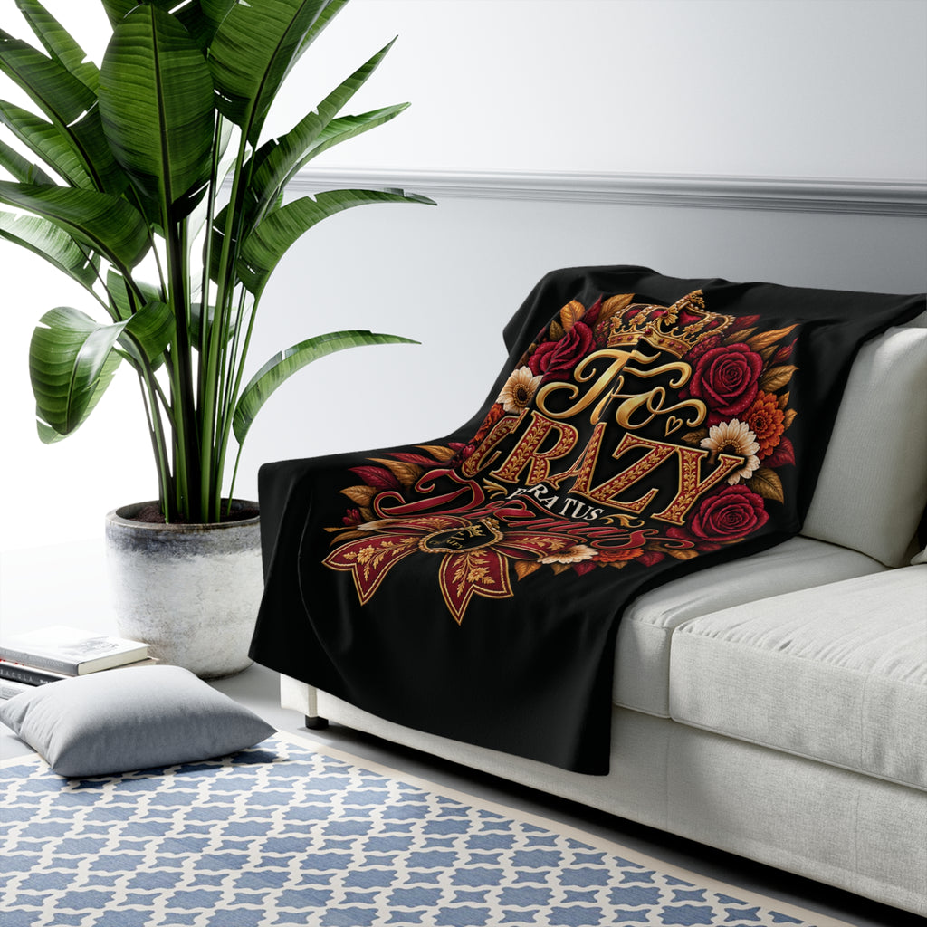 Too Crazy Para Tus Dramas – Charro-Inspired Edition  | Sherpa Fleece Blanket