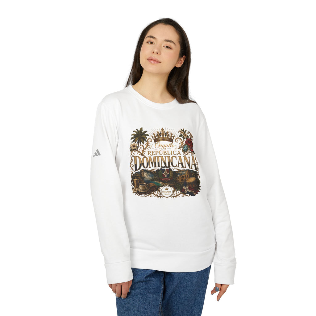 Alma Quisqueyana | República Dominicana Heritage adidas Fleece Crewneck Sweatshirt