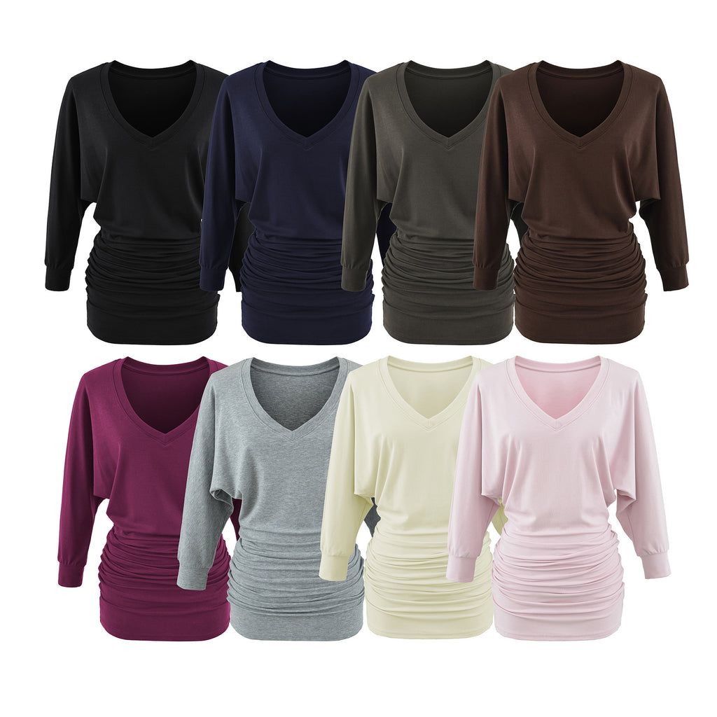 Color-Block High-Neck Knit Midi Dress