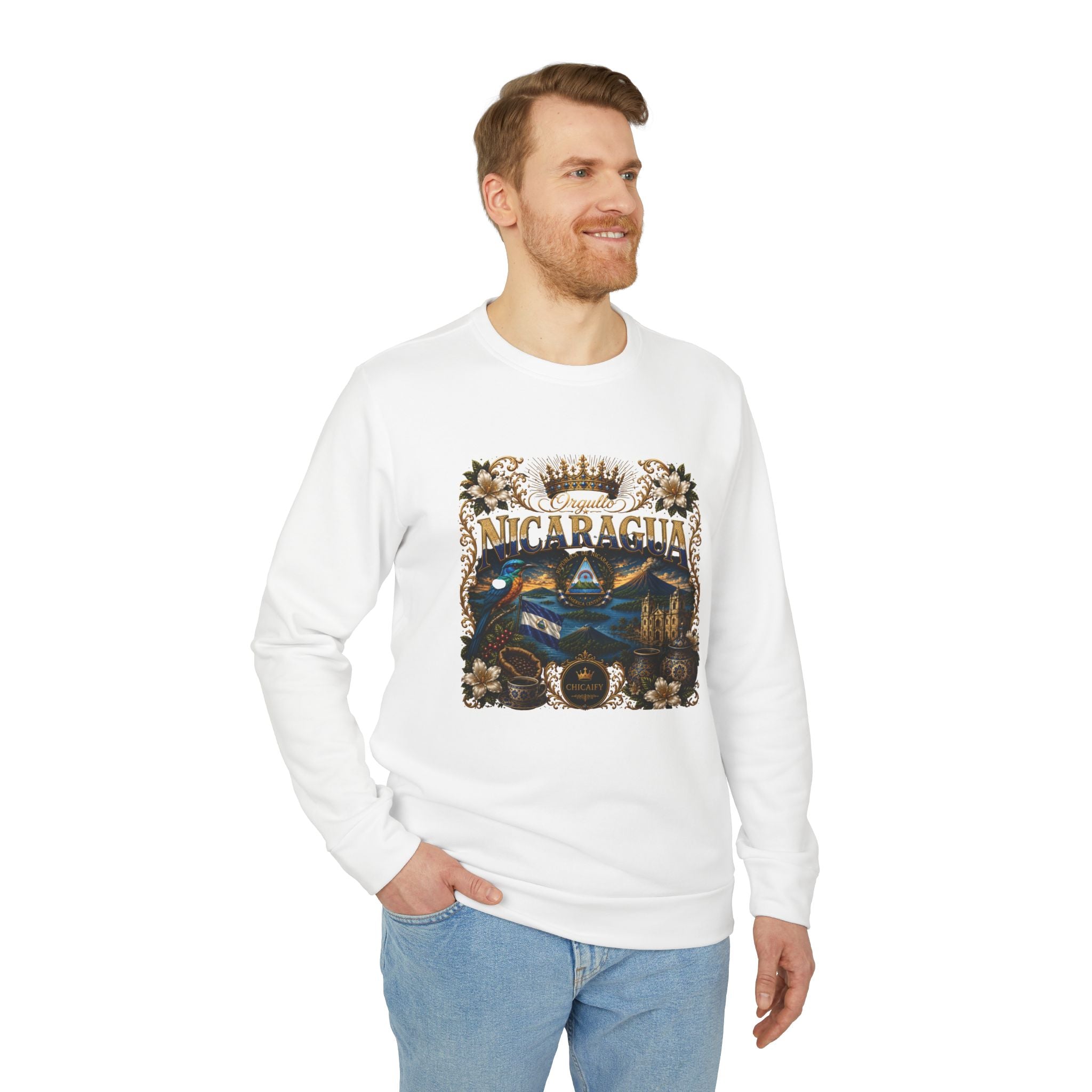 Raíces Unidas — Orgullo Nicaragua adidas Crewneck Sweatshirt