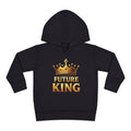 Toddler Hoodie — "Future King" Gold Crown Pullover