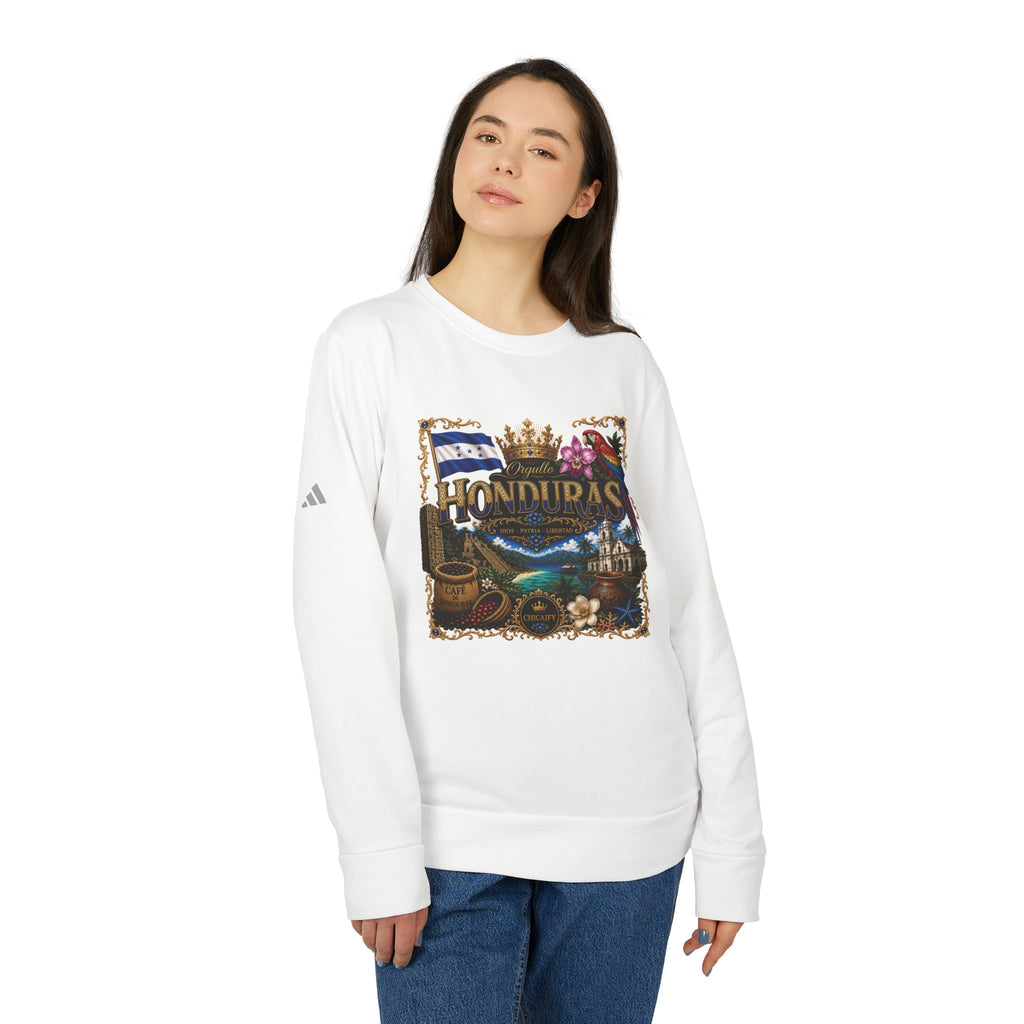 Orgullo Honduras | Colección Raíces Unidas adidas Fleece Crewneck Sweatshirt