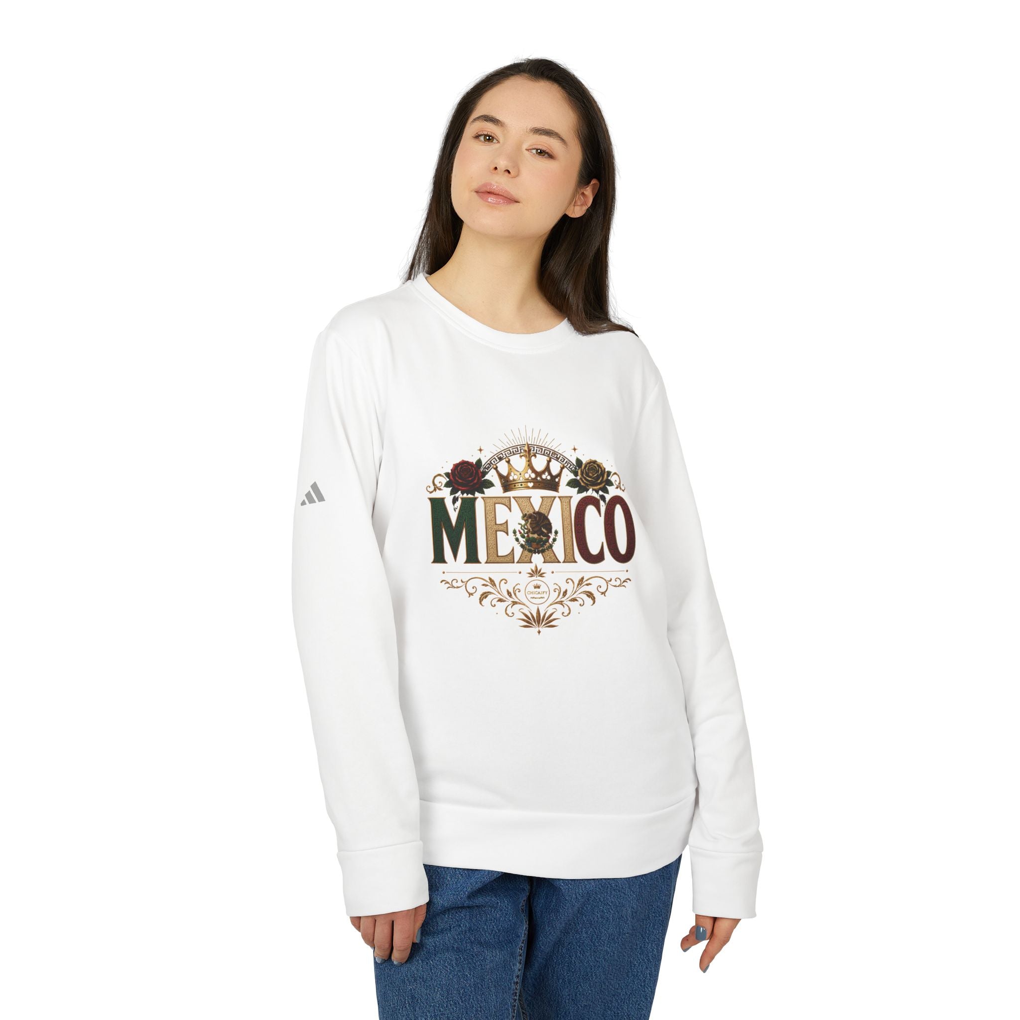 Orgullo Mexicano Crewneck- Adidas Sweatshirt