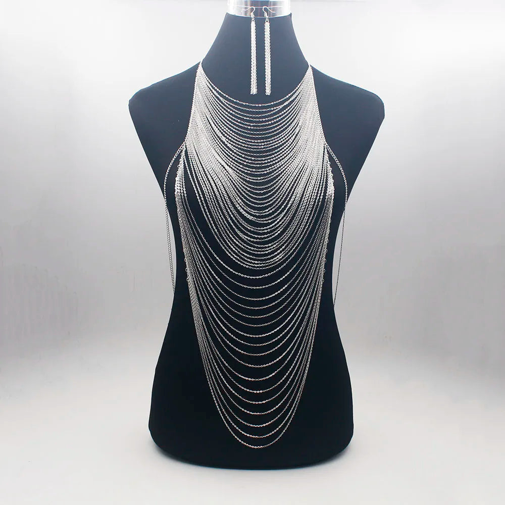 Metallic Chain Body Jewelry