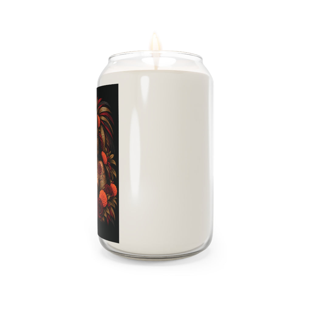Reina Azteca: Entre Rosas y Cempasúchil | Scented Soy Candles, 13.75oz
