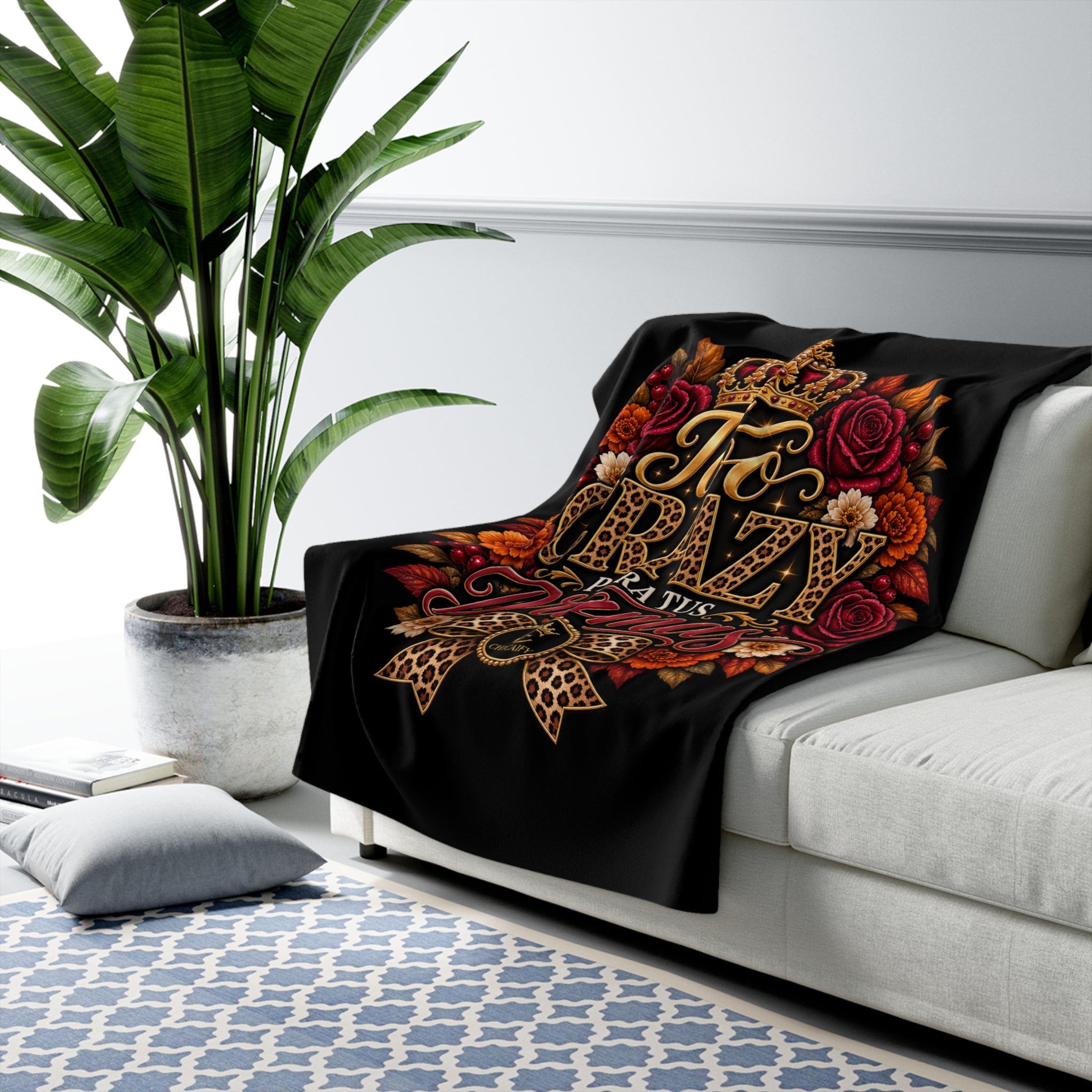 Too Crazy Para Tus Dramas – Jaguar Edition | Sherpa Fleece Blanket