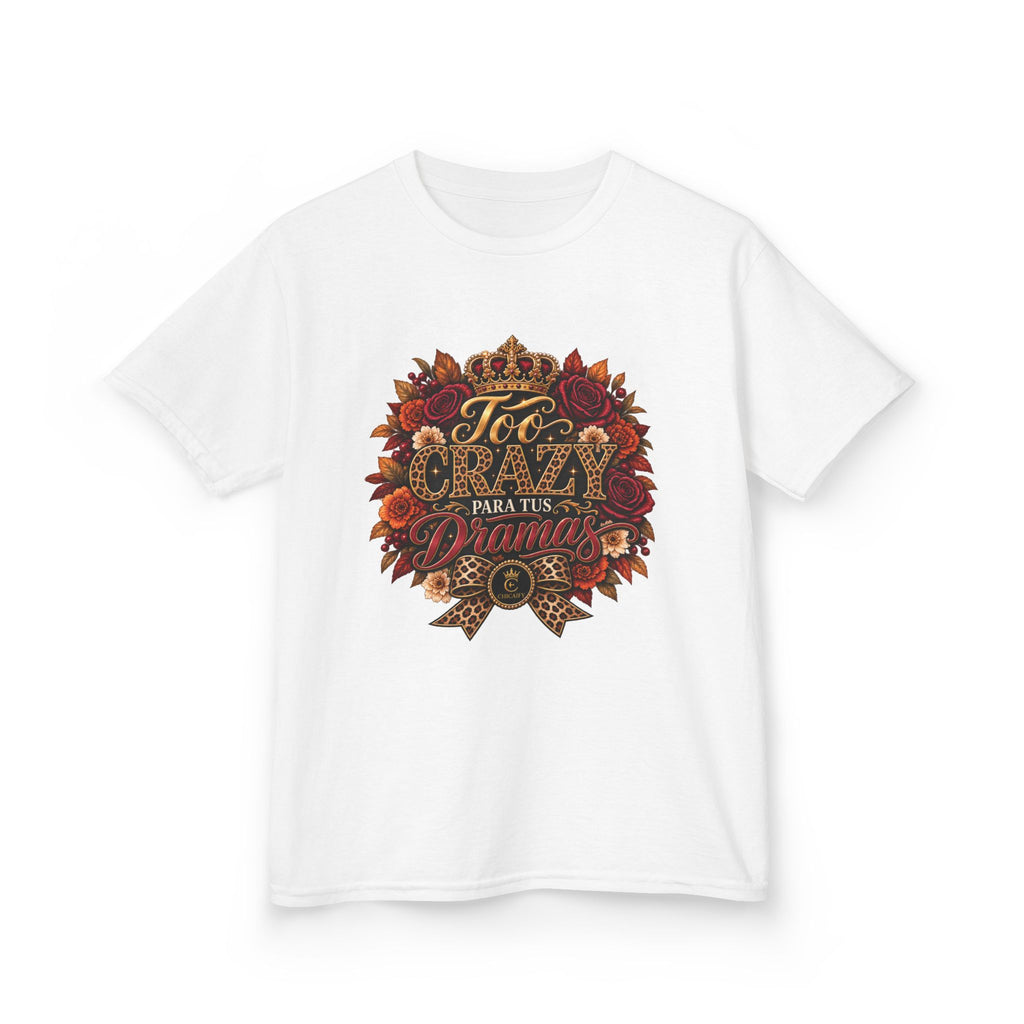 Too Crazy Para Tus Dramas – Jaguar Edition | Kids Heavy Cotton™ Tee