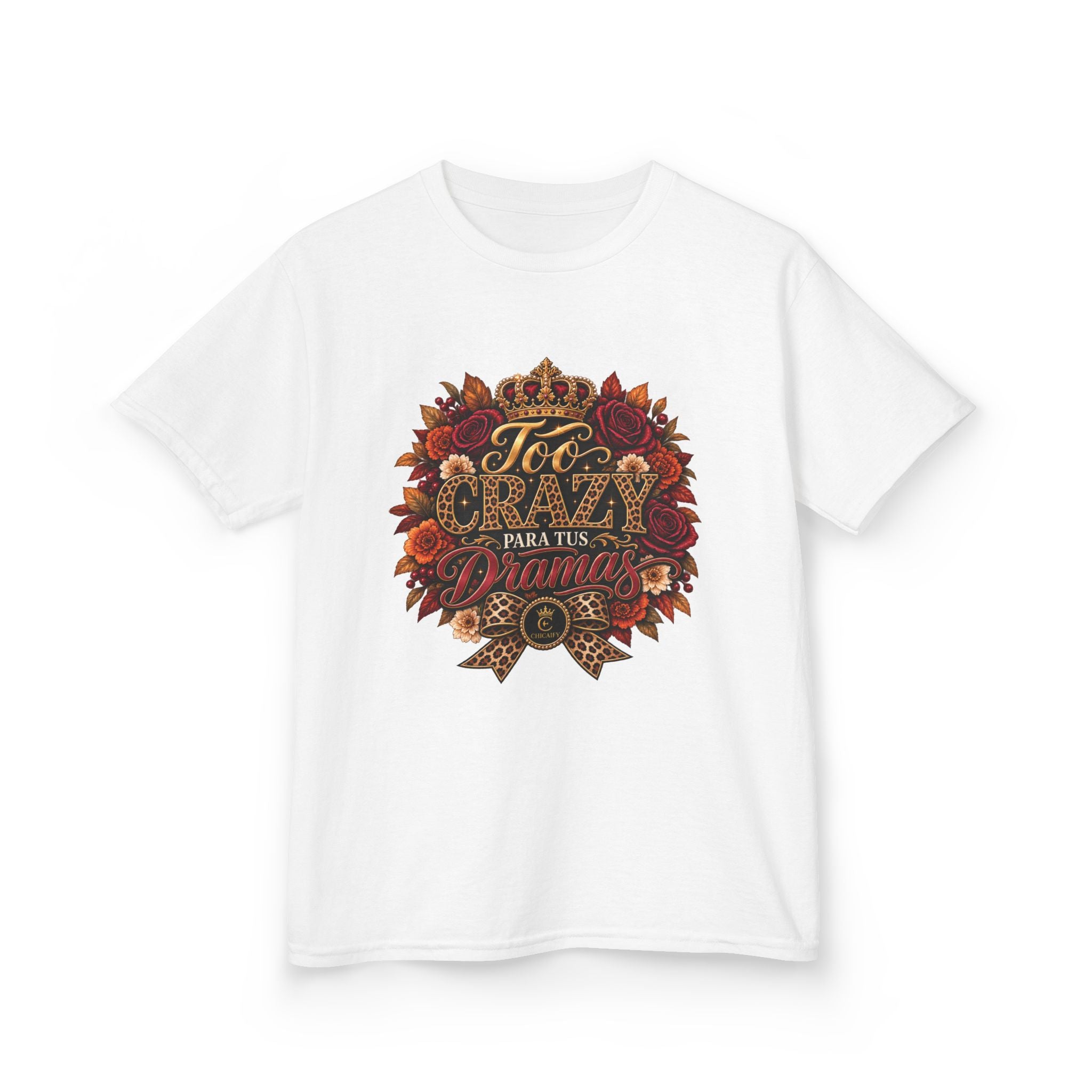 Too Crazy Para Tus Dramas – Jaguar Edition | Kids Heavy Cotton™ Tee