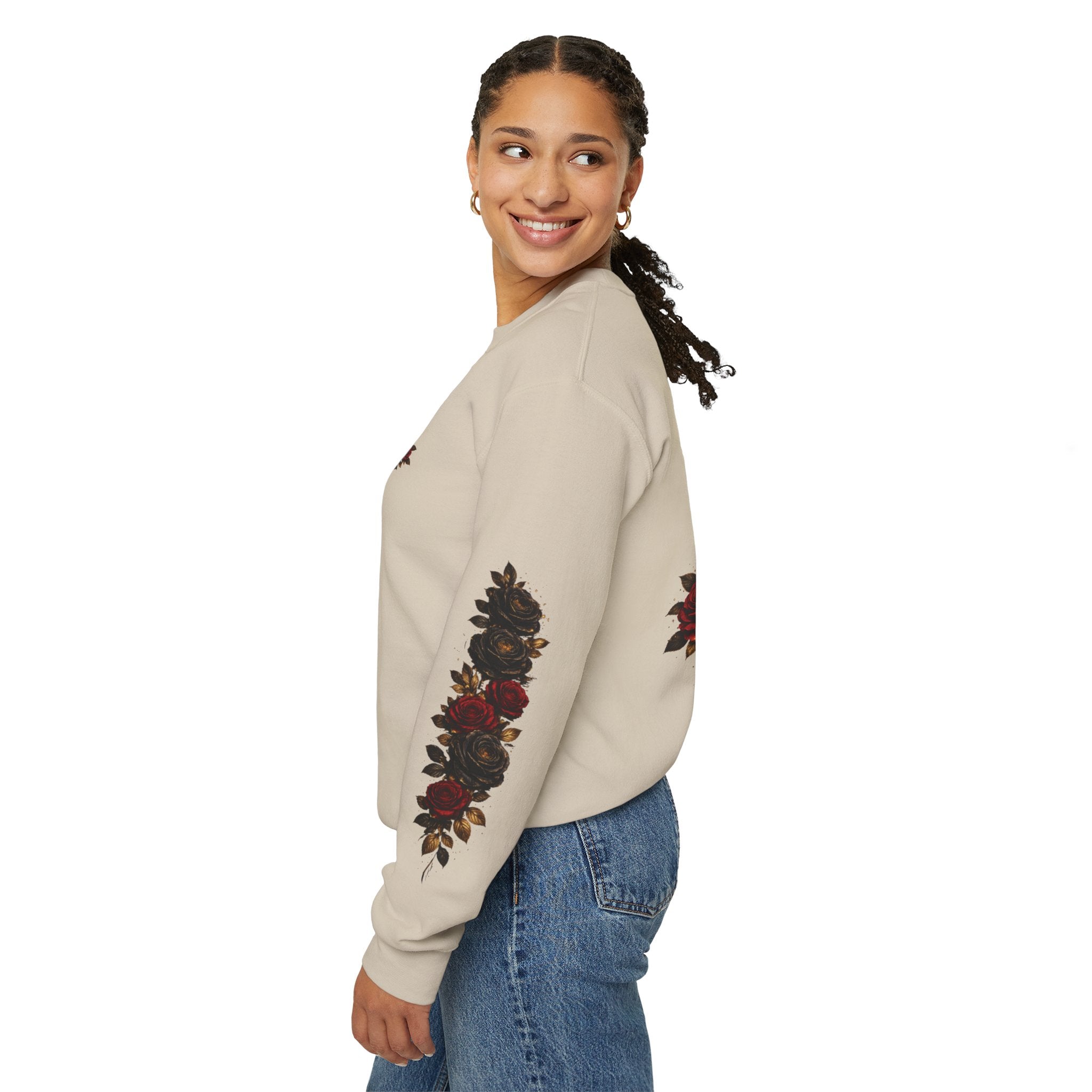 Bloom Like a Queen Sweatshirt — Floral Crown Crewneck